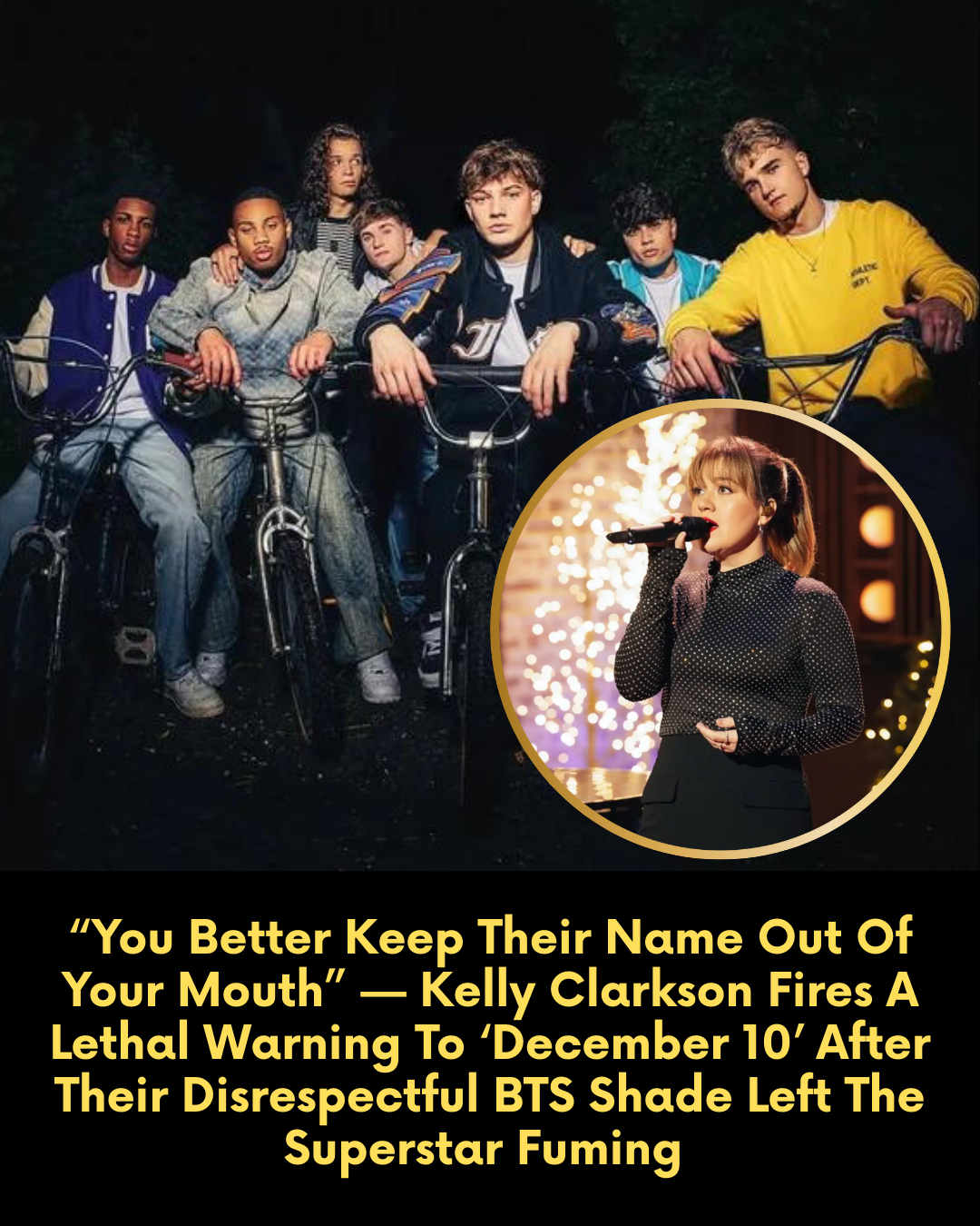 “You Better Keep Their Name Out Of Your Mouth” — Kelly Clarkson Fires A Lethal Warning To ‘December 10’ After Their Disrespectful BTS Shade Left The Superstar Fuming