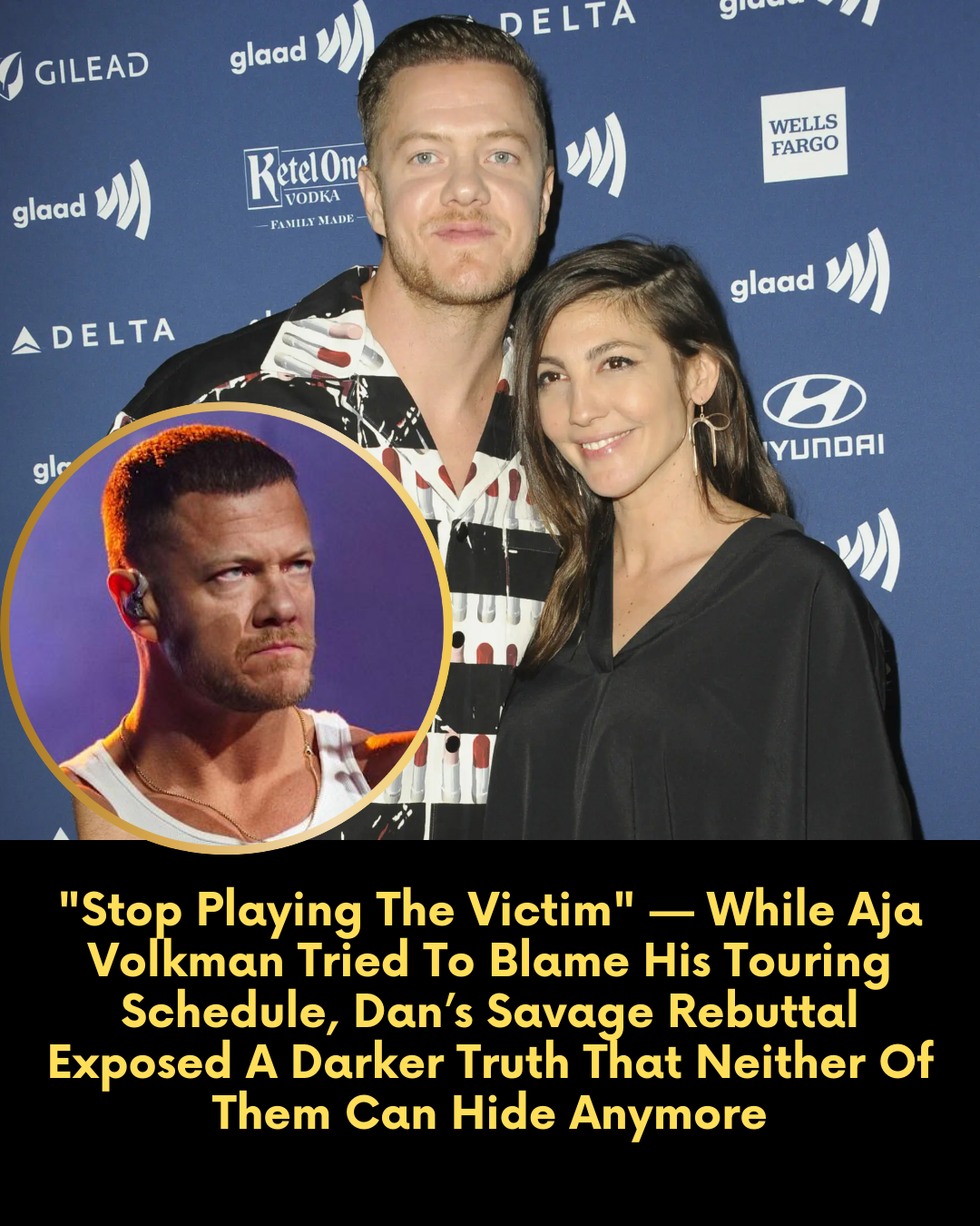 “Stop Playing The Victim” — While Aja Volkman Tried To Blame His Touring Schedule, Dan’s Savage Rebuttal Exposed A Darker Truth That Neither Of Them Can Hide Anymore.