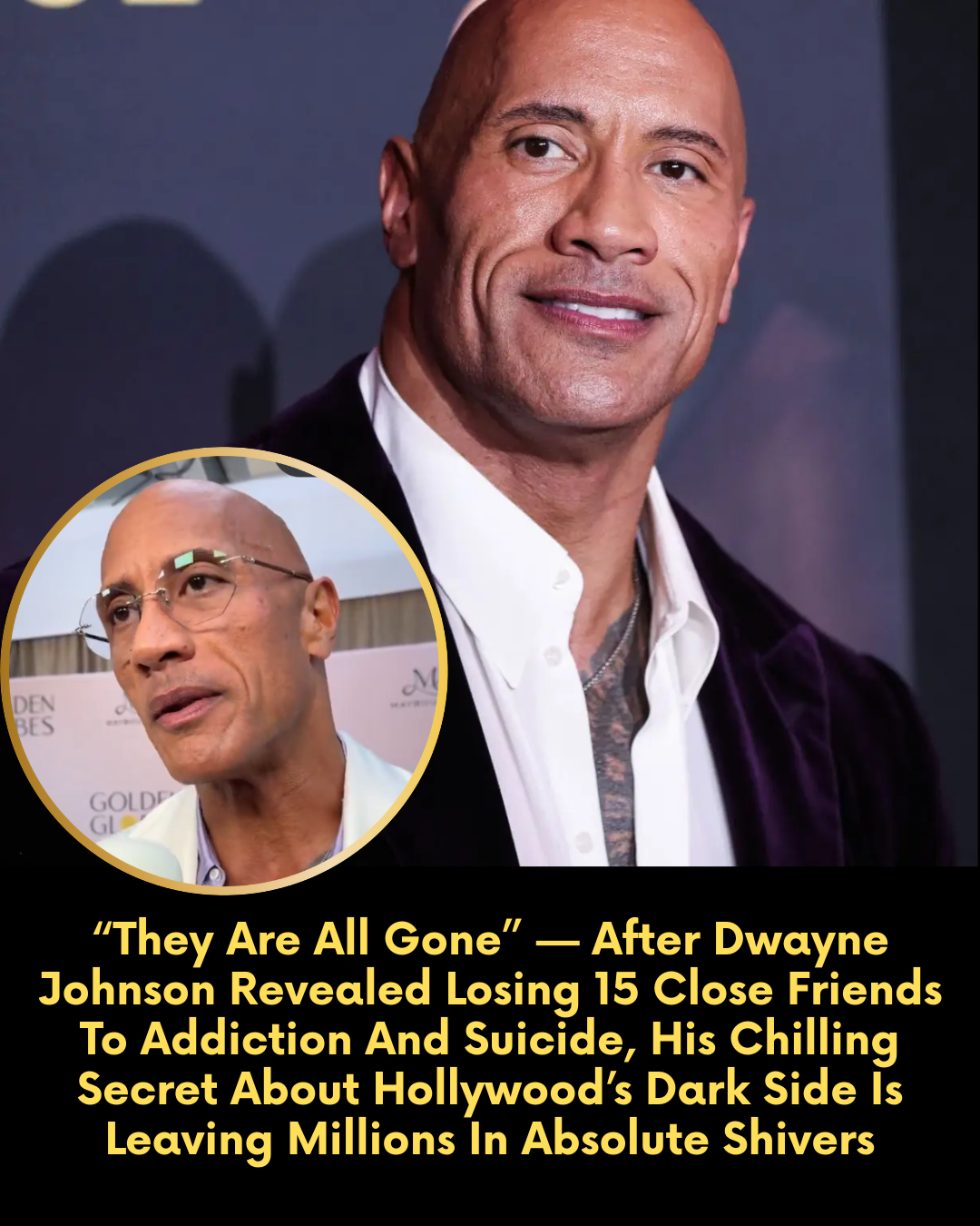 “They Are All Gone” — After Dwayne Johnson Revealed Losing 15 Close Friends To Addiction And Suicide, His Chilling Secret About Hollywood’s Dark Side Is Leaving Millions In Absolute Shivers