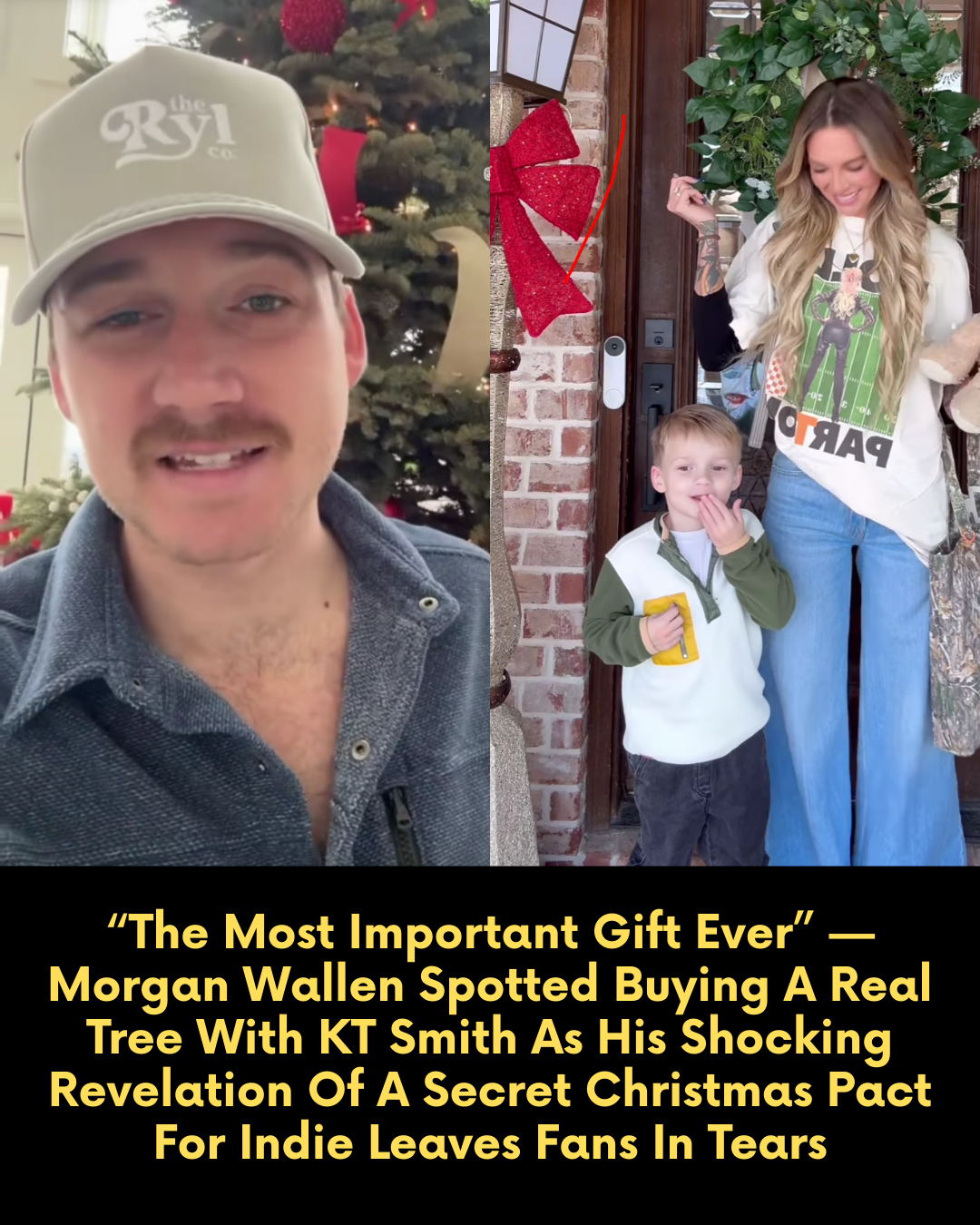 “The Most Important Gift Ever” — Morgan Wallen Spotted Buying A Real Tree With Ex KT Smith As Their Secret Christmas Pact For Indie Leaves Fans In Tears Today