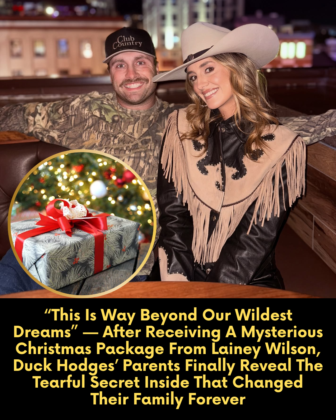 “This Is Way Beyond Our Wildest Dreams” — After Receiving A Mysterious Christmas Package From Lainey Wilson, Duck Hodges’ Parents Finally Reveal The Tearful Secret Inside That Changed Their Family Forever