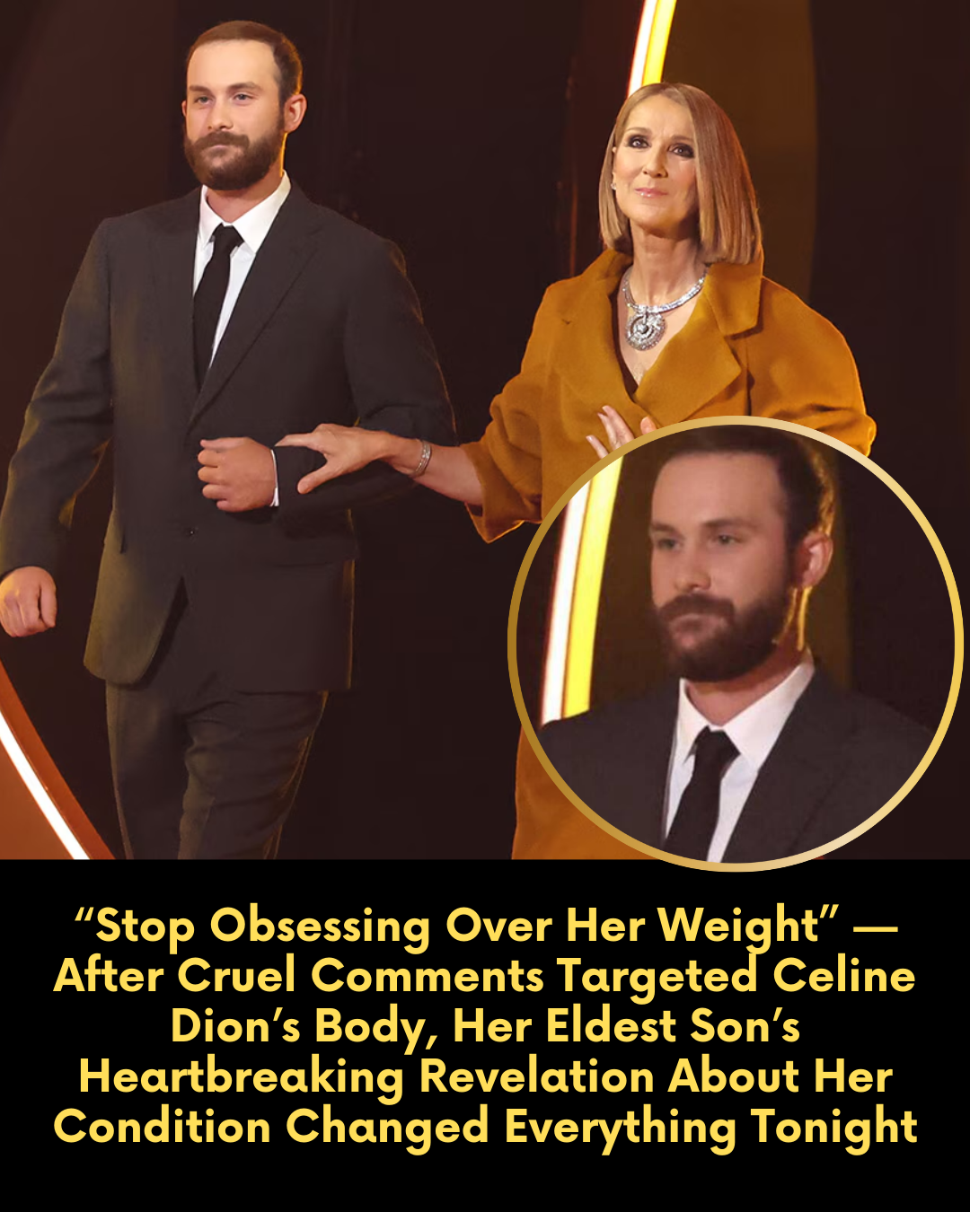 “Stop Obsessing Over Her Weight” — After Cruel Comments Targeted Celine Dion’s Body, Her Eldest Son’s Heartbreaking Revelation About Her Condition Changed Everything Tonight