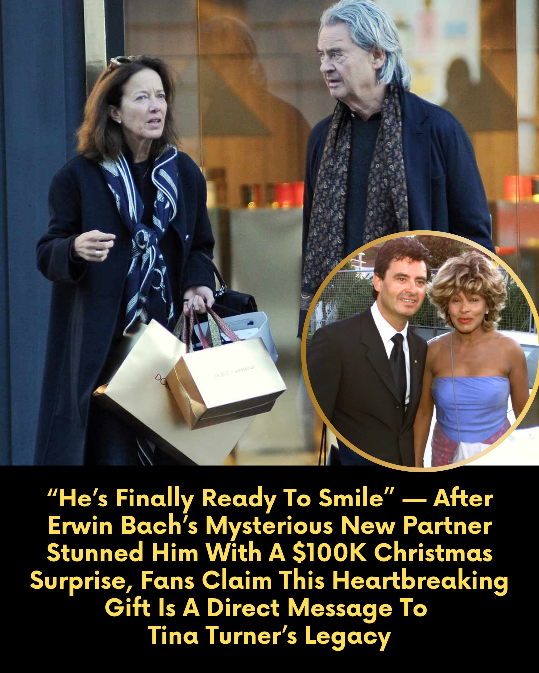 “He’s Finally Ready To Smile” — After Erwin Bach’s Mysterious New Partner Stunned Him With A $100K Christmas Surprise, Fans Claim This Heartbreaking Gift Is A Direct Message To Tina Turner’s Legacy