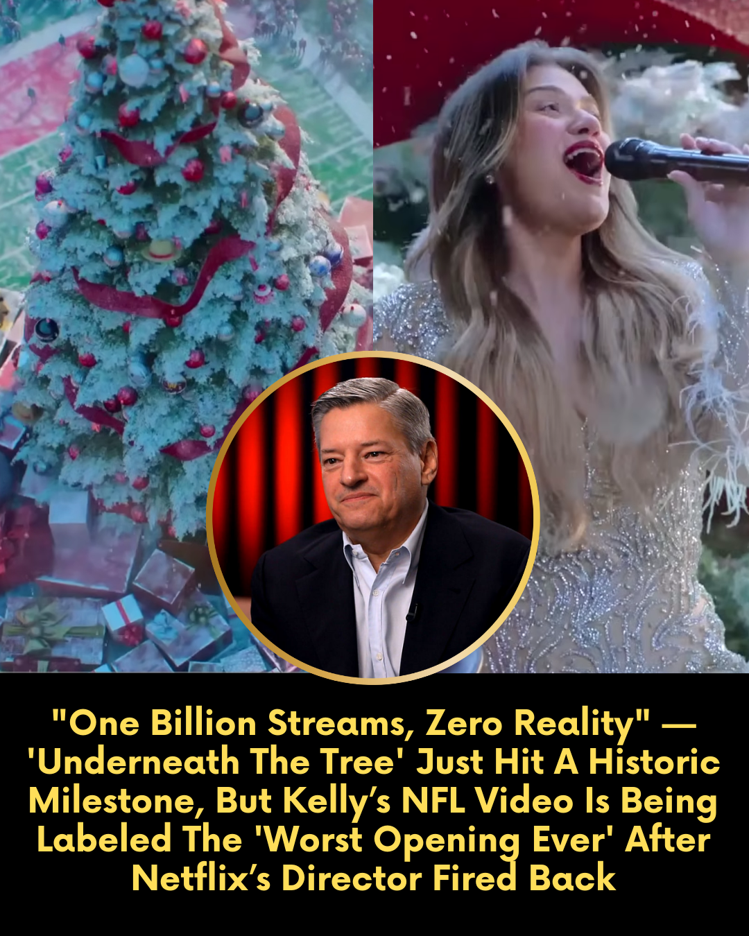 “One Billion Streams, Zero Reality” — ‘Underneath The Tree’ Just Hit A Historic Milestone, But Kelly’s NFL Video Is Being Labeled The ‘Worst Opening Ever’ After Netflix’s Director Fired Back
