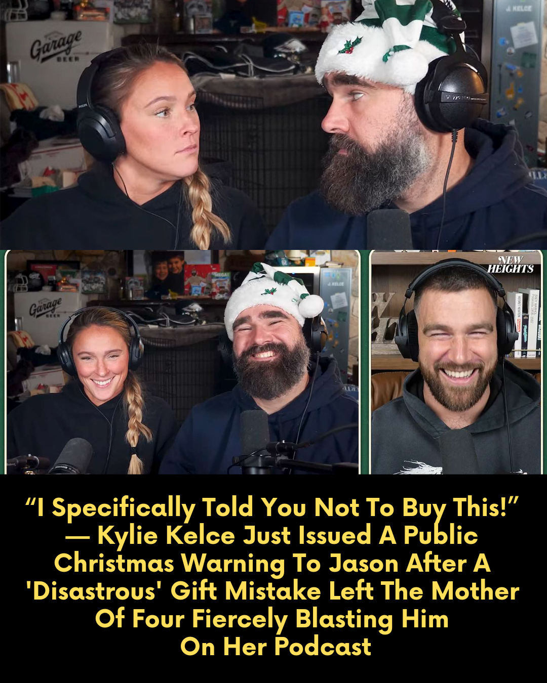 “I Specifically Told You Not To Buy This!” — Kylie Kelce Just Issued A Public Christmas Warning To Jason After A ‘Disastrous’ Gift Mistake Left The Mother Of Four Fiercely Blasting Him On Her Podcast