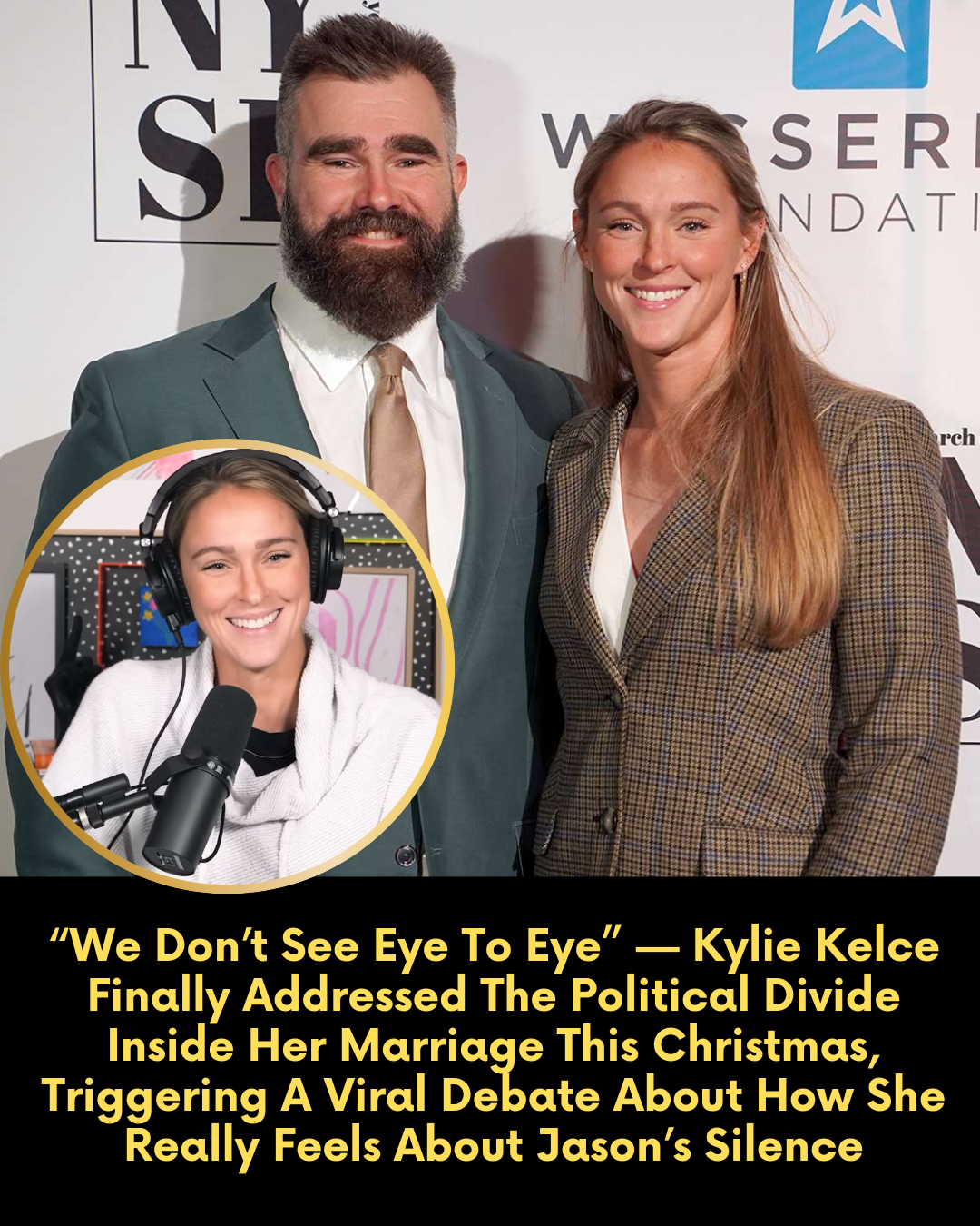“We Don’t See Eye To Eye” — Kylie Kelce Finally Addressed The Political Divide Inside Her Marriage This Christmas, Triggering A Viral Debate About How She Really Feels About Jason’s Silence