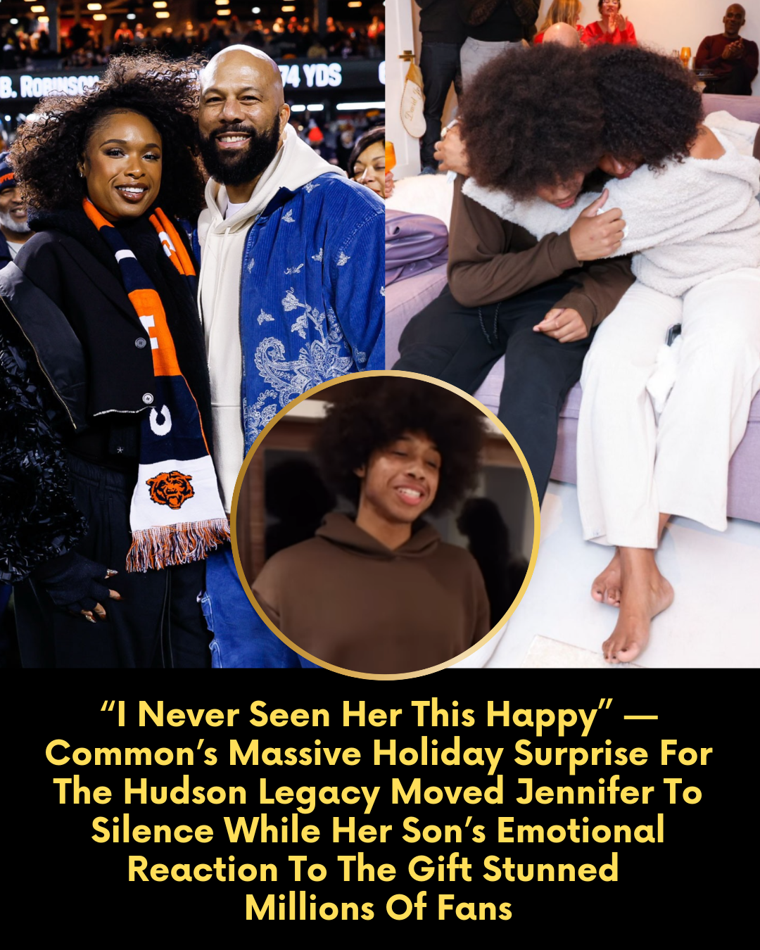 “I Never Seen Her This Happy” — Common’s Massive Holiday Surprise For The Hudson Legacy Moved Jennifer To Silence While Her Son’s Emotional Reaction To The Gift Stunned Millions Of Fans