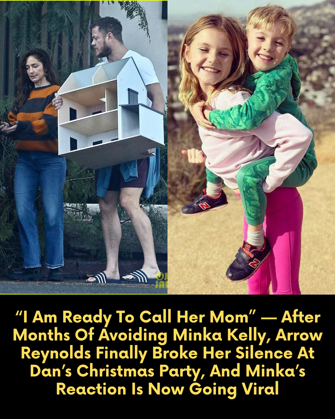“I Am Ready To Call Her Mom” — After Months Of Avoiding Minka Kelly, Arrow Reynolds Finally Broke Her Silence At Dan’s Christmas Party, And Minka’s Reaction Is Now Going Viral
