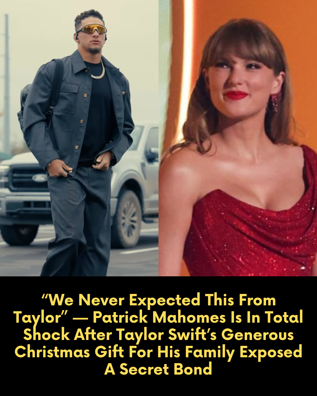 “We Never Expected This From Taylor” — Patrick Mahomes Is In Total Shock After Taylor Swift’s Generous Christmas Gift For His Family Exposed A Secret Bond
