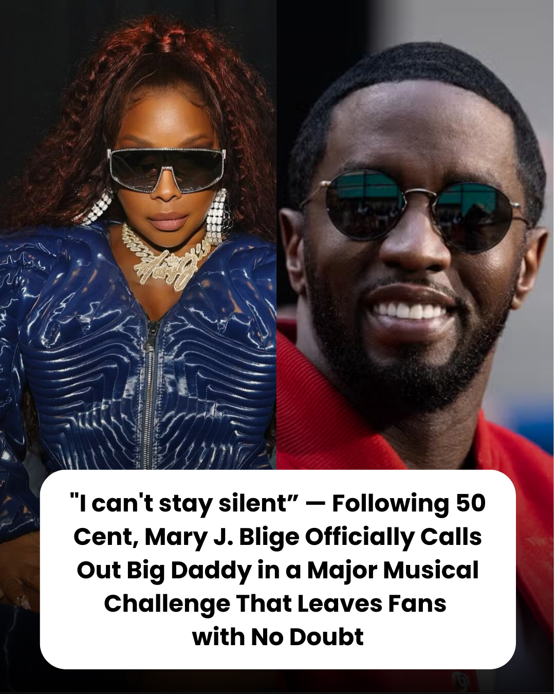 “I can’t stay silent” — Following 50 Cent, Mary J. Blige Officially Calls Out Big Daddy in a Major Musical Challenge That Leaves Fans  with No Doubt
