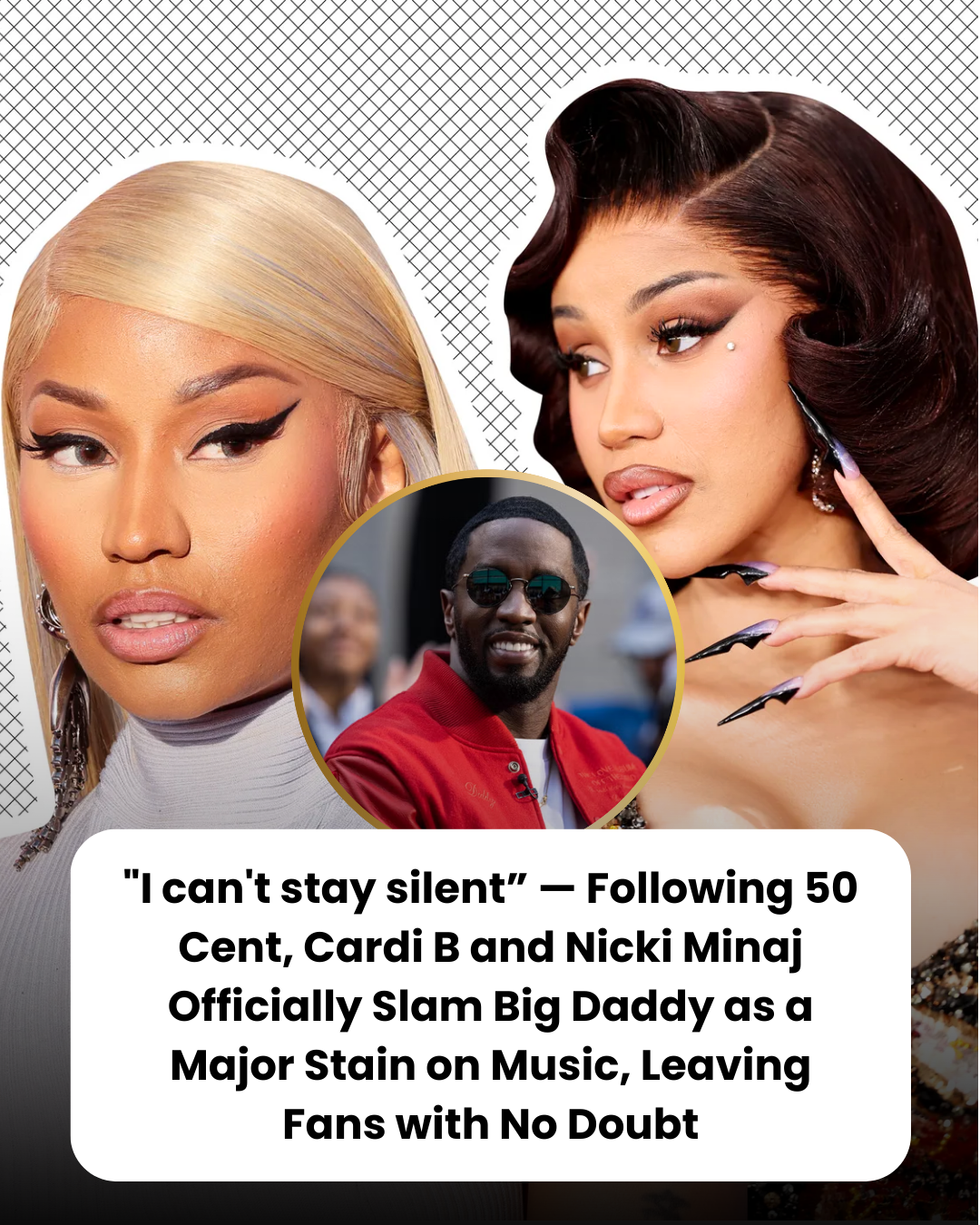 “I can’t stay silent” — Following 50 Cent, Cardi B and Nicki Minaj Officially Slam Big Daddy as a Major Stain on Music, Leaving Fans with No Doubt