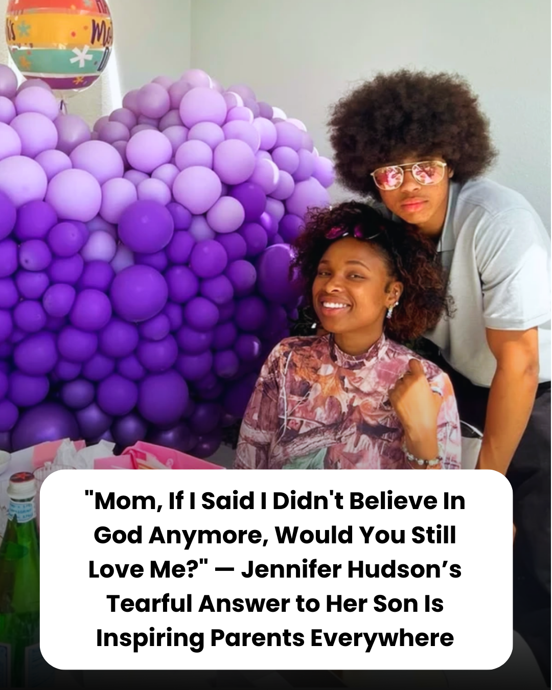“Mom, If I Said I Didn’t Believe In God Anymore, Would You Still Love Me?” — Jennifer Hudson’s Tearful Answer to Her Son Is Inspiring Parents Everywhere
