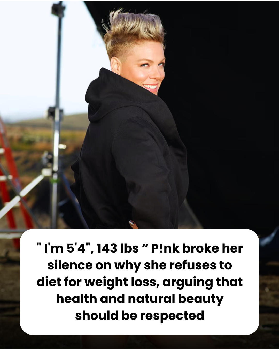 ” I’m 5’4″, 143 lbs “ P!nk broke her silence on why she refuses to diet for weight loss, arguing that health and natural beauty should be respected
