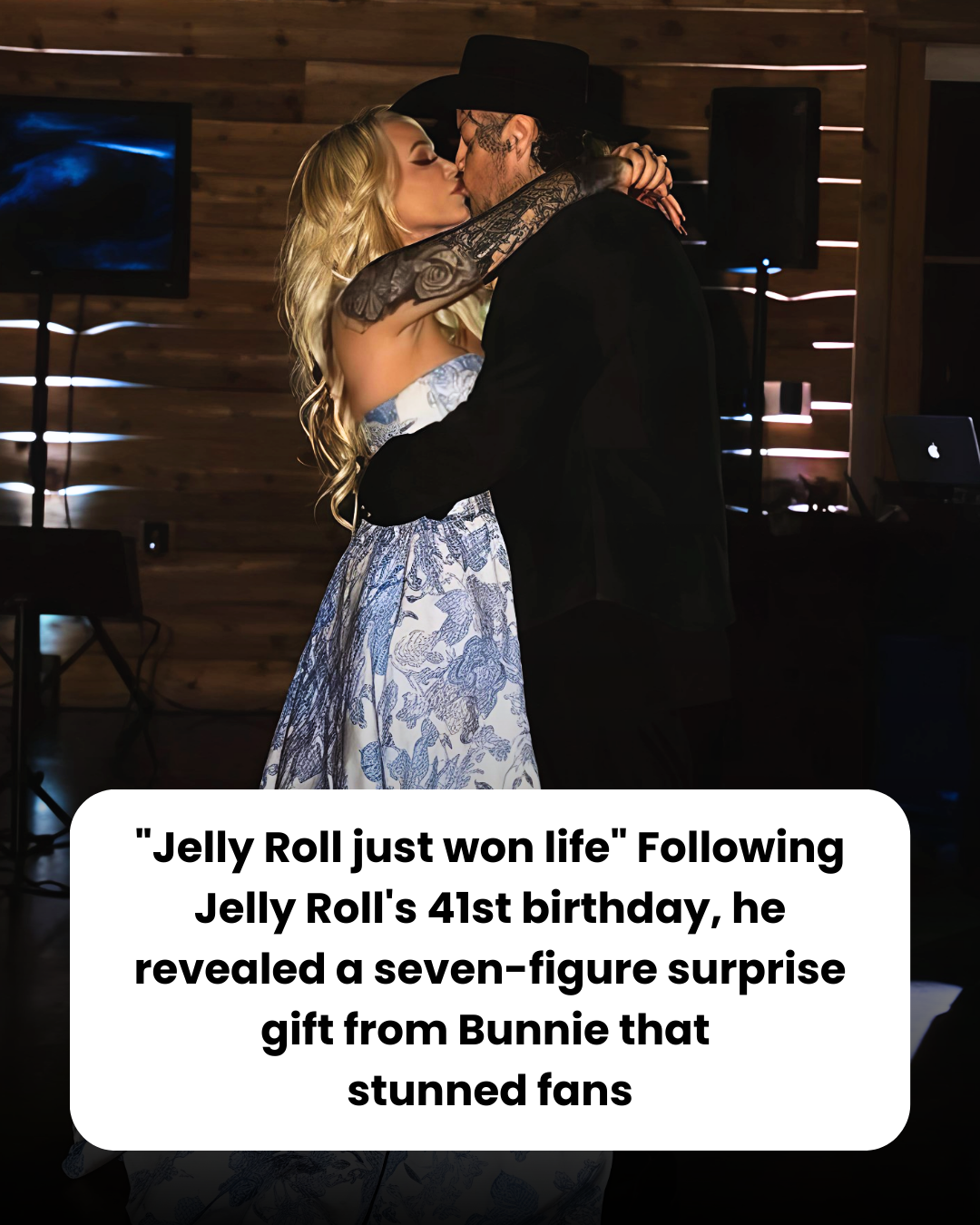 “Jelly Roll just won life” Following Jelly Roll’s 41st birthday, he revealed a seven-figure surprise gift from Bunnie that  stunned fans