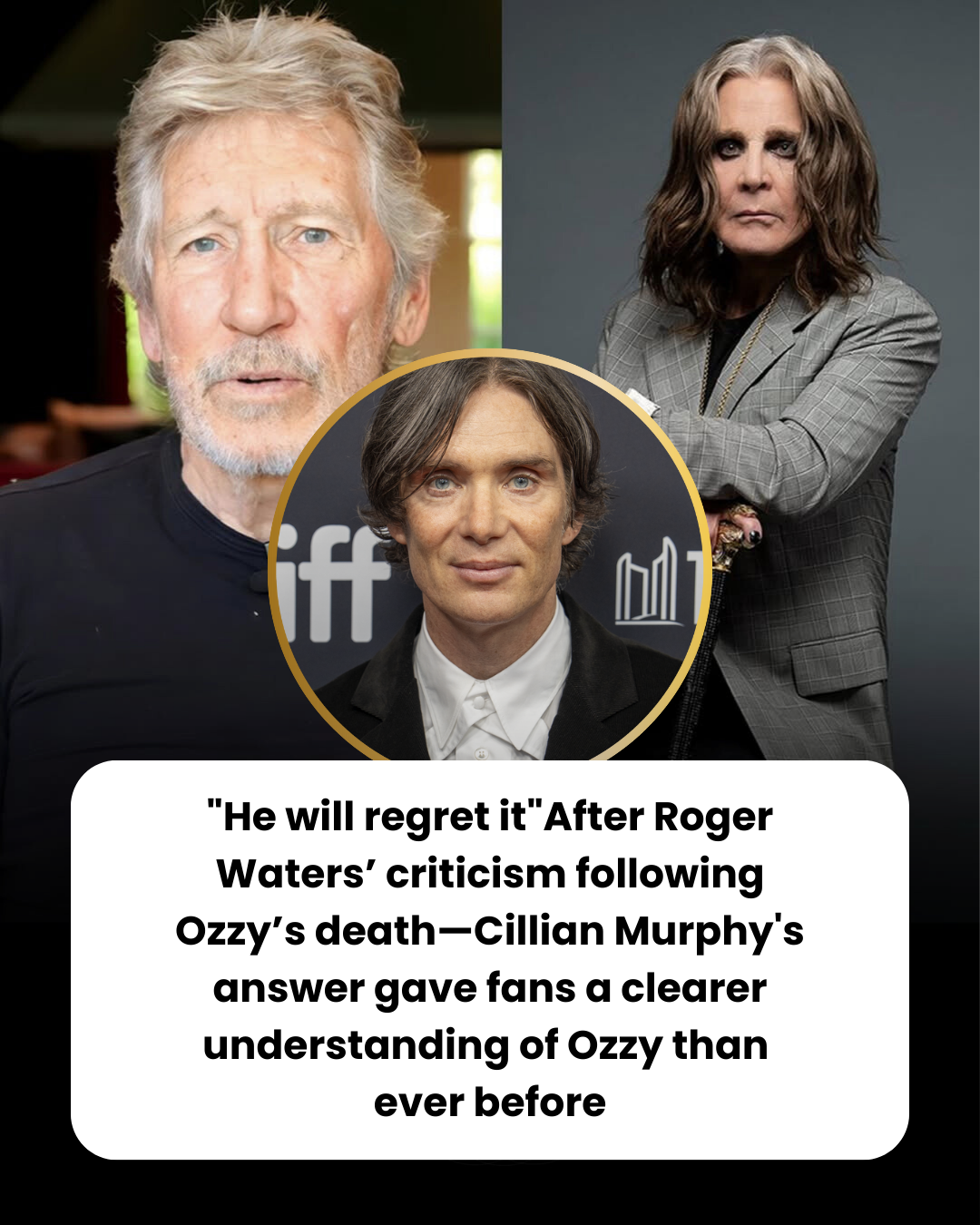 “He will regret it”After Roger Waters’ criticism following Ozzy’s death—Cillian Murphy’s answer gave fans a clearer understanding of Ozzy than  ever before