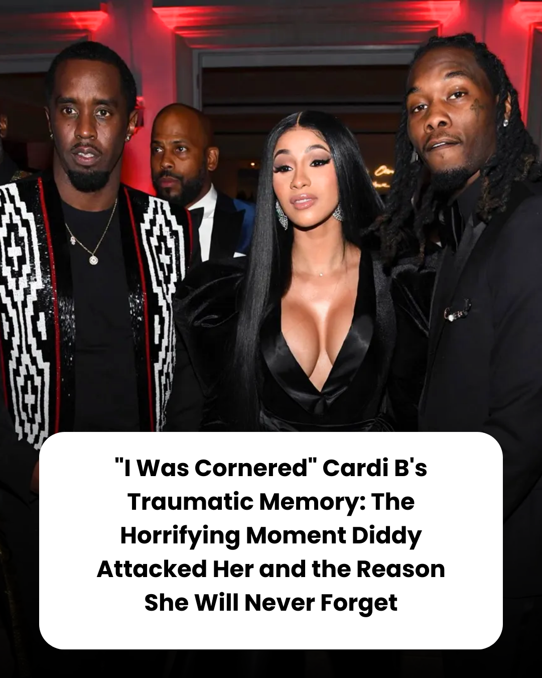 “I Was Cornered” Cardi B’s Traumatic Memory: The Horrifying Moment Diddy Attacked Her and the Reason She Will Never Forget