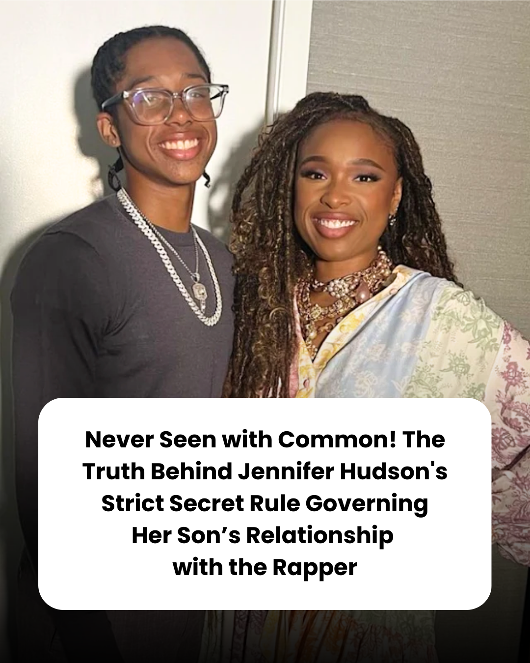 Never Seen with Common! The Truth Behind Jennifer Hudson’s Strict Secret Rule Governing Her Son’s Relationship with the Rapper.