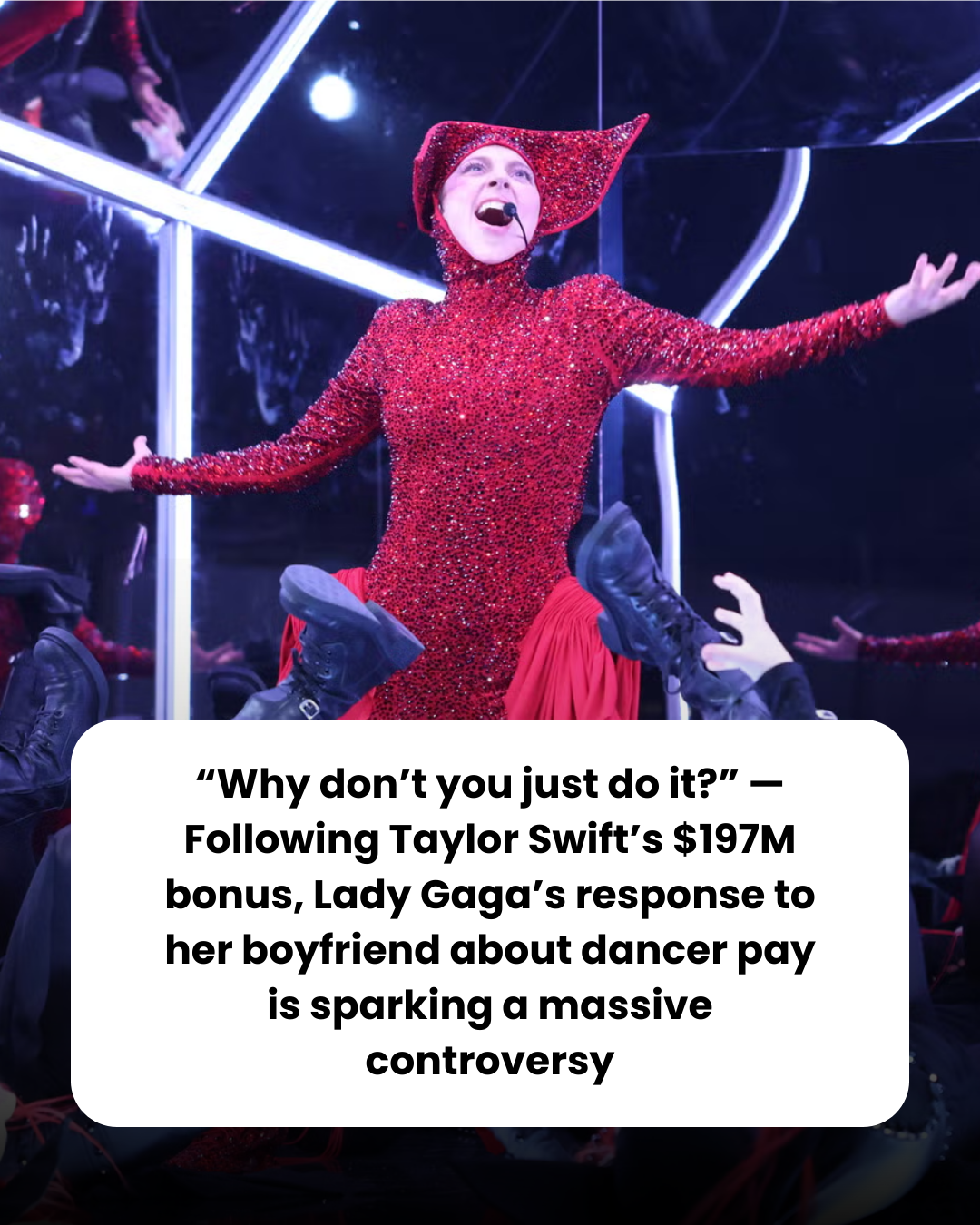 “Why don’t you just do it?” — Following Taylor Swift’s $197M bonus, Lady Gaga’s response to her boyfriend about dancer pay is sparking a massive controversy