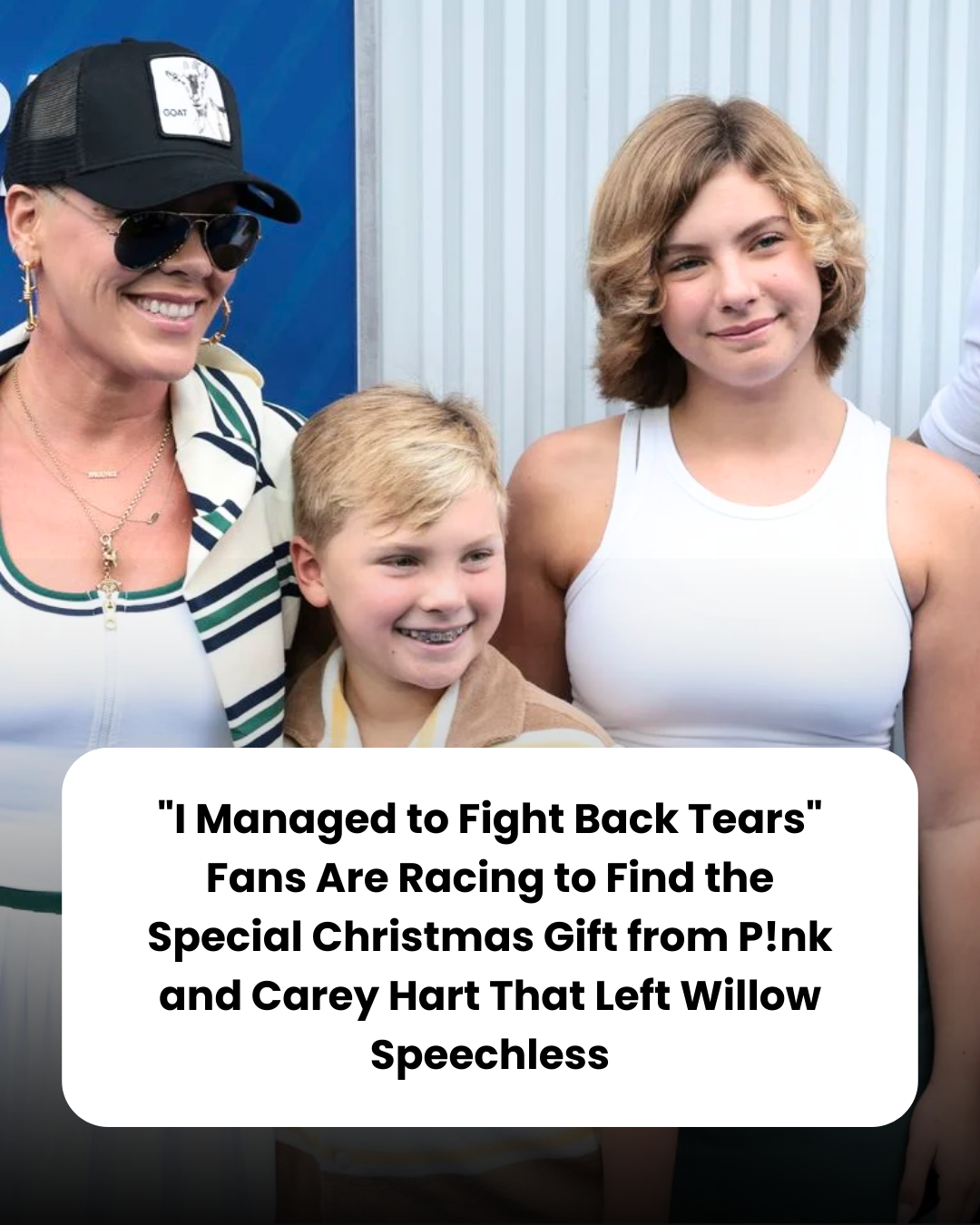 “I Managed to Fight Back Tears” Fans Are Racing to Find the Special Christmas Gift from P!nk and Carey Hart That Left Willow Speechless