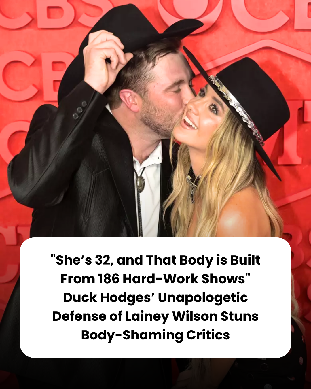 “She’s 32, and That Body is Built From 186 Hard-Work Shows” Duck Hodges’ Unapologetic Defense of Lainey Wilson Stuns Body-Shaming Critics