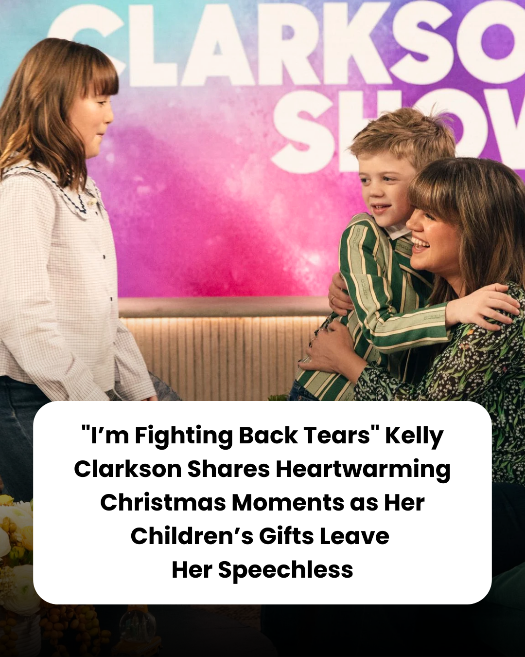 “I’m Fighting Back Tears” Kelly Clarkson Shares Heartwarming Christmas Moments as Her Children’s Gifts Leave  Her Speechless