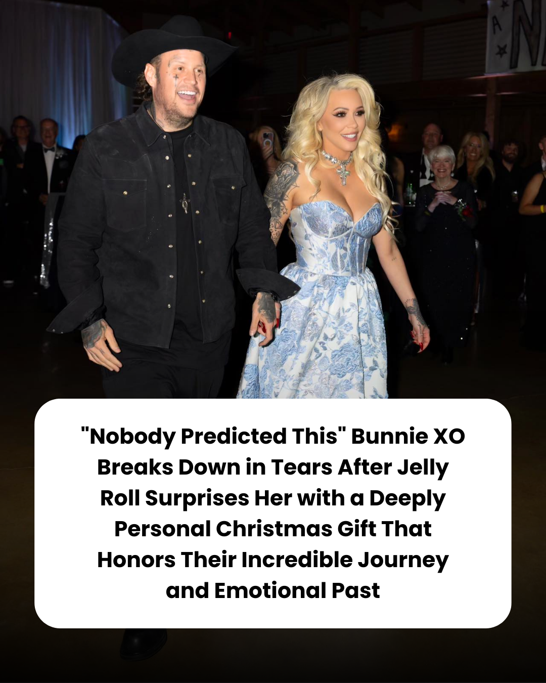 “Nobody Predicted This” Bunnie XO Breaks Down in Tears After Jelly Roll Surprises Her with a Deeply Personal Christmas Gift That Honors Their Incredible Journey and Emotional Past