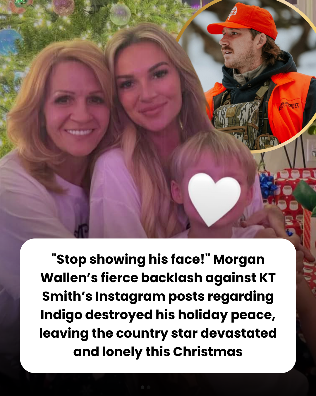 “Stop showing his face!” Morgan Wallen’s fierce backlash against KT Smith’s Instagram posts regarding Indigo destroyed his holiday peace, leaving the country star devastated and lonely this Christmas