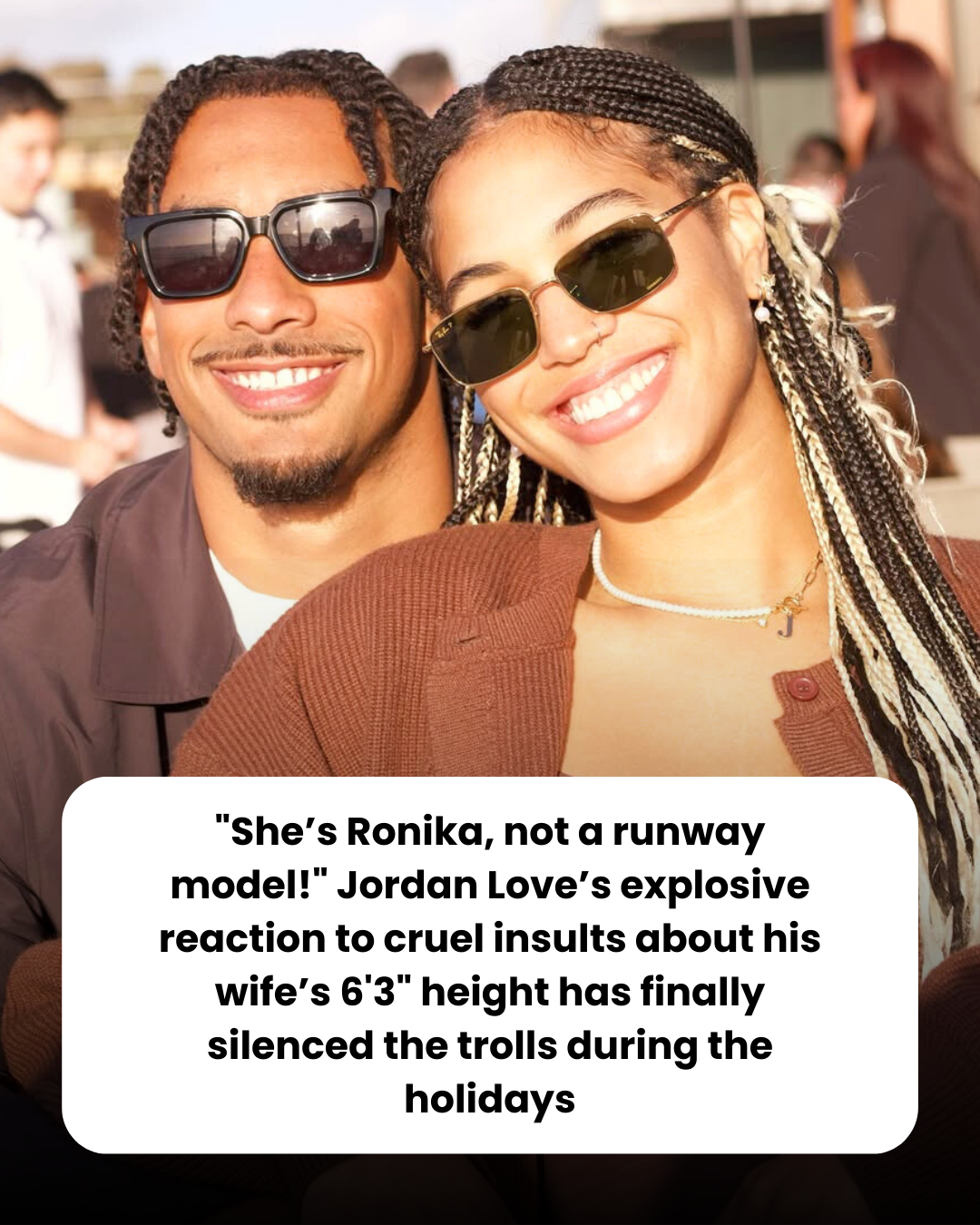 “She’s Ronika, not a runway model!” Jordan Love’s explosive reaction to cruel insults about his wife’s 6’3″ height has finally silenced the trolls during the holidays