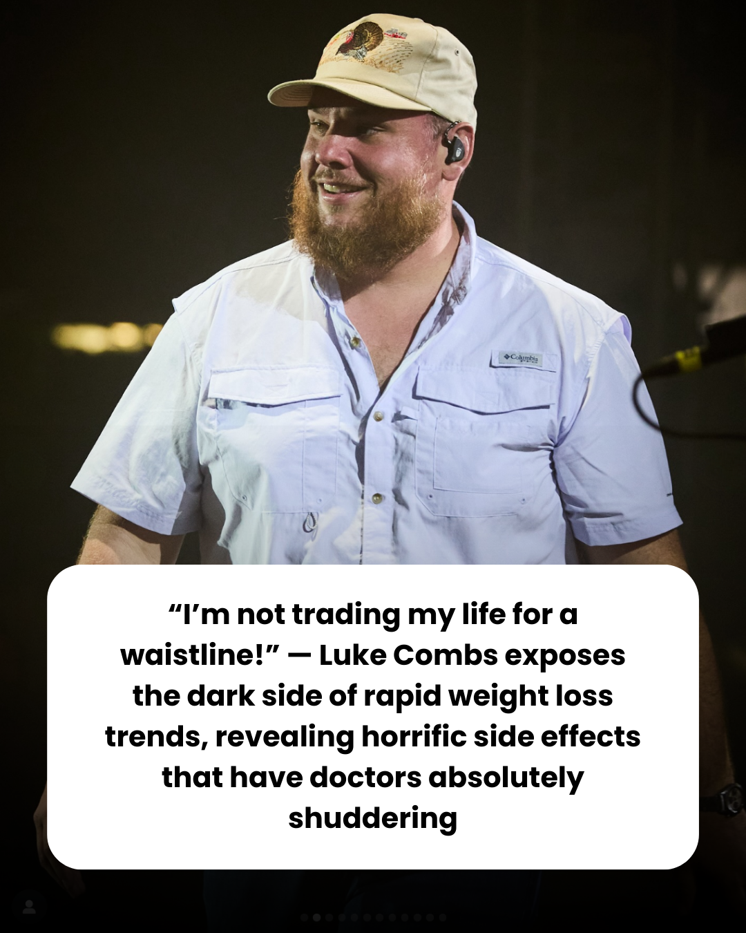 “I’m not trading my life for a waistline!” — Luke Combs exposes the dark side of rapid weight loss trends, revealing horrific side effects that have doctors absolutely shuddering.