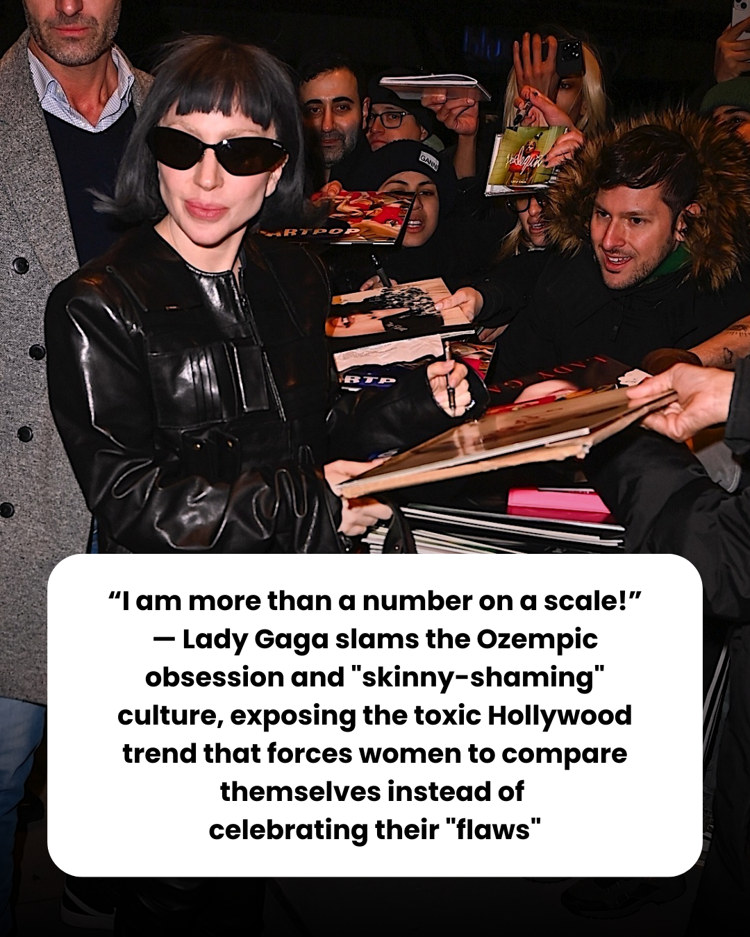 “I am more than a number on a scale!” — Lady Gaga slams the Ozempic obsession and “skinny-shaming” culture, exposing the toxic Hollywood trend that forces women to compare themselves instead of  celebrating their “flaws”
