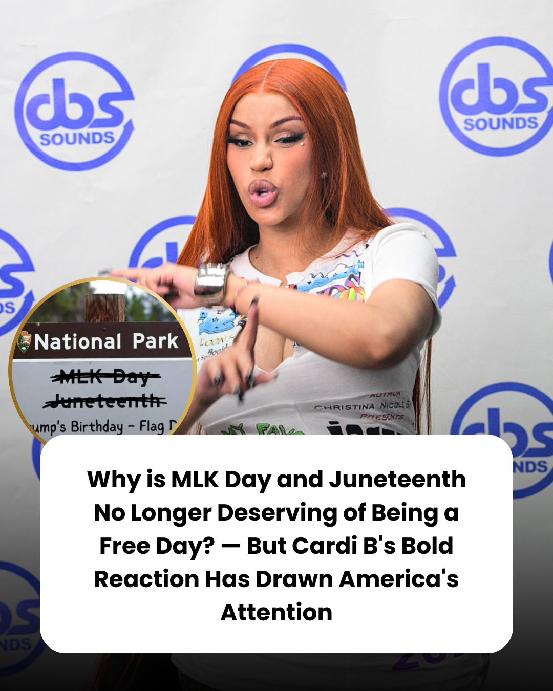 Why is MLK Day and Juneteenth No Longer Deserving of Being a Free Day? — But Cardi B’s Bold Reaction Has Drawn America’s Attention