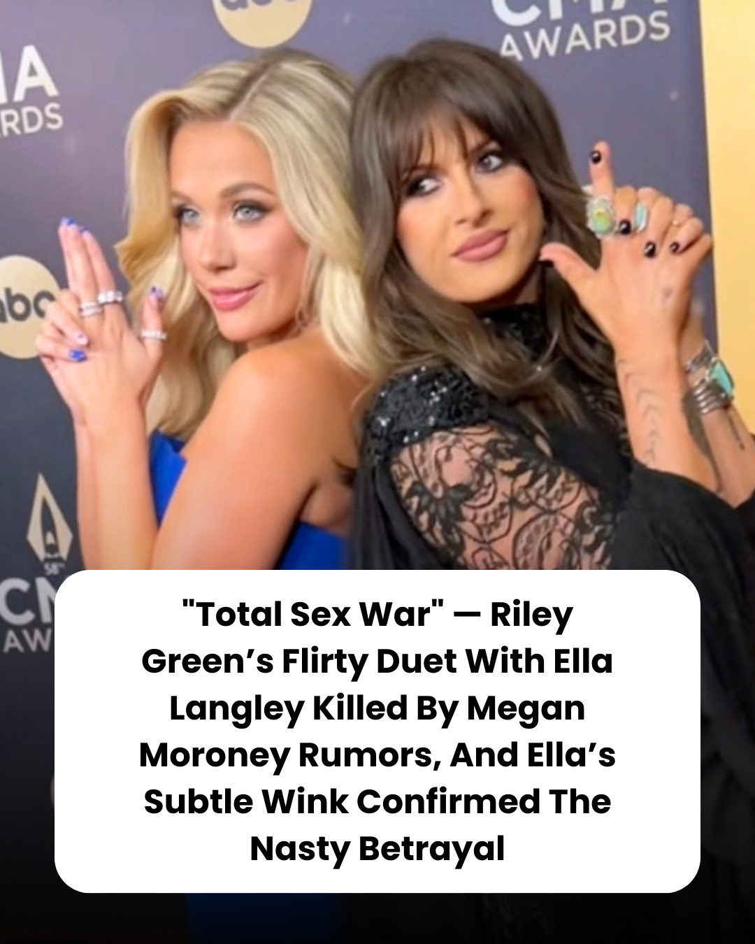 “Total Sex War” — Riley Green’s Flirty Duet With Ella Langley Killed By Megan Moroney Rumors, And Ella’s Subtle Wink Confirmed The Nasty Betrayal