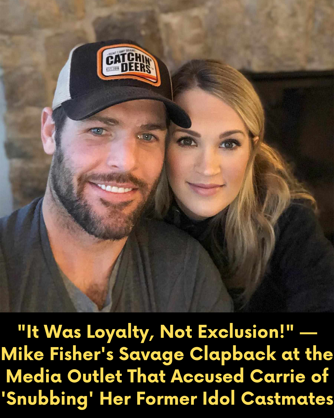 “It Was Loyalty, Not Exclusion!” — Mike Fisher’s Savage Clapback at the Media Outlet That Accused Carrie of ‘Snubbing’ Her Former Idol Castmates