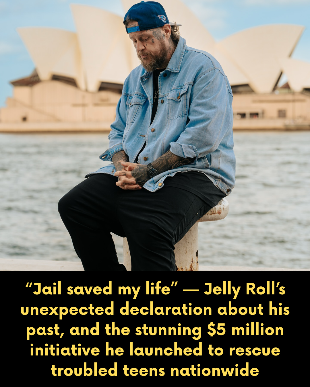 “Jail saved my life” — Jelly Roll’s unexpected declaration about his past, and the stunning $5 million initiative he launched to rescue troubled teens nationwide