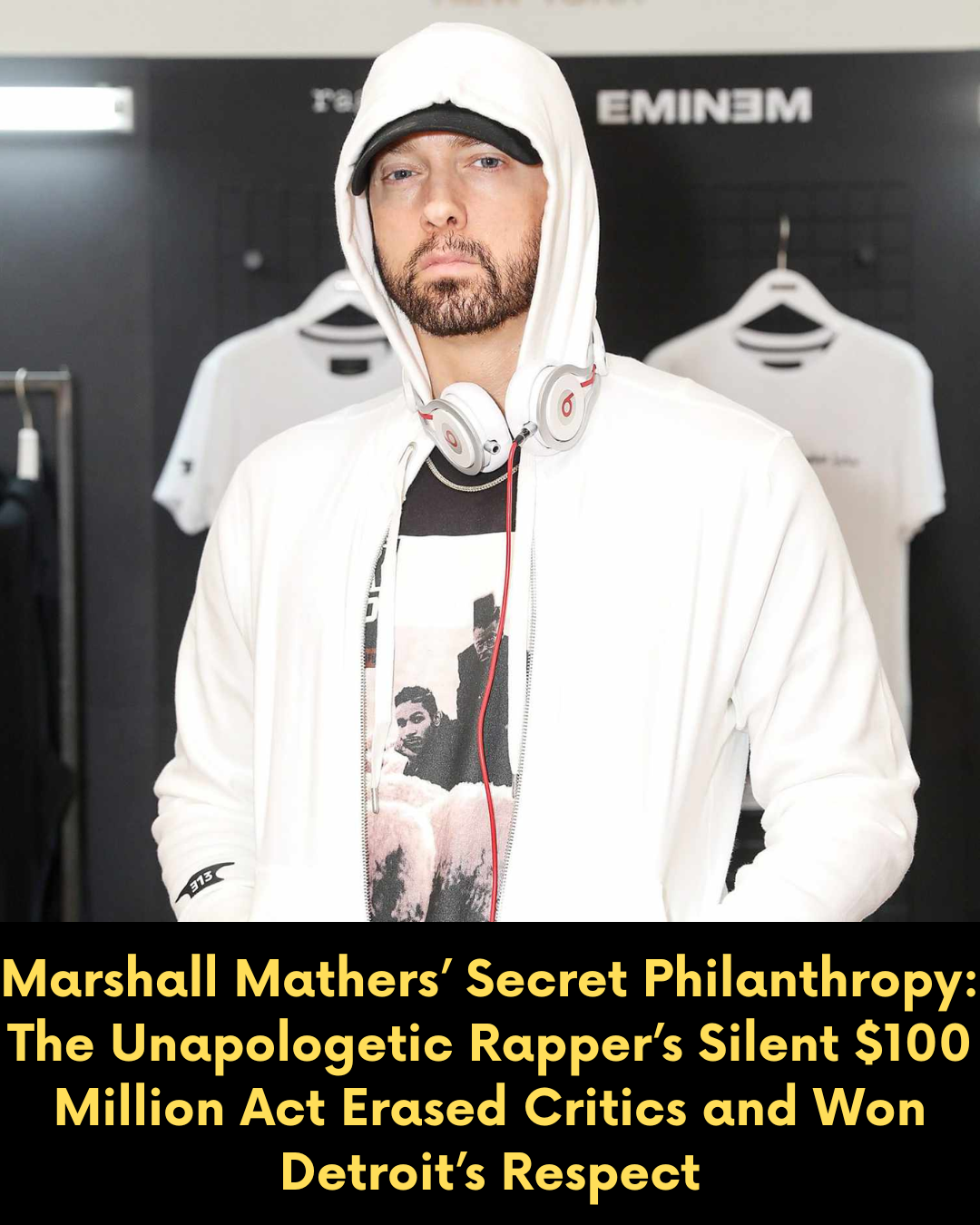 Marshall Mathers’ Secret Philanthropy: The Unapologetic Rapper’s Silent $100 Million Act Erased Critics and Won Detroit’s Respect
