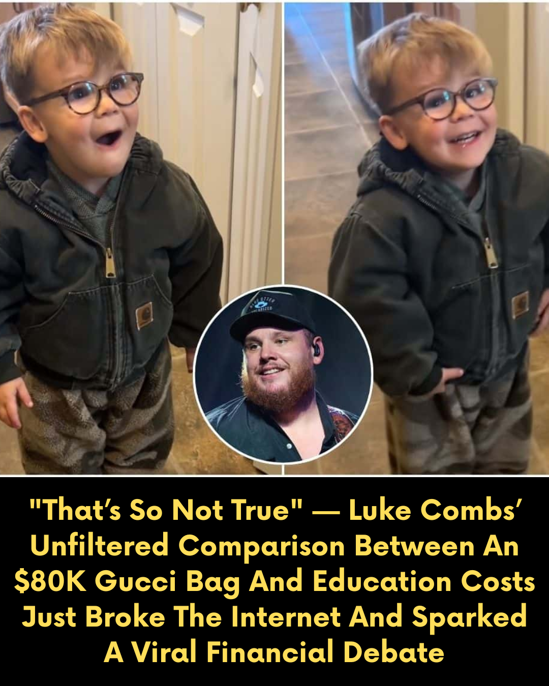 “That’s So Not True” — Luke Combs’ Unfiltered Comparison Between An $80K Gucci Bag And Education Costs Just Broke The Internet And Sparked A Viral Financial Debate