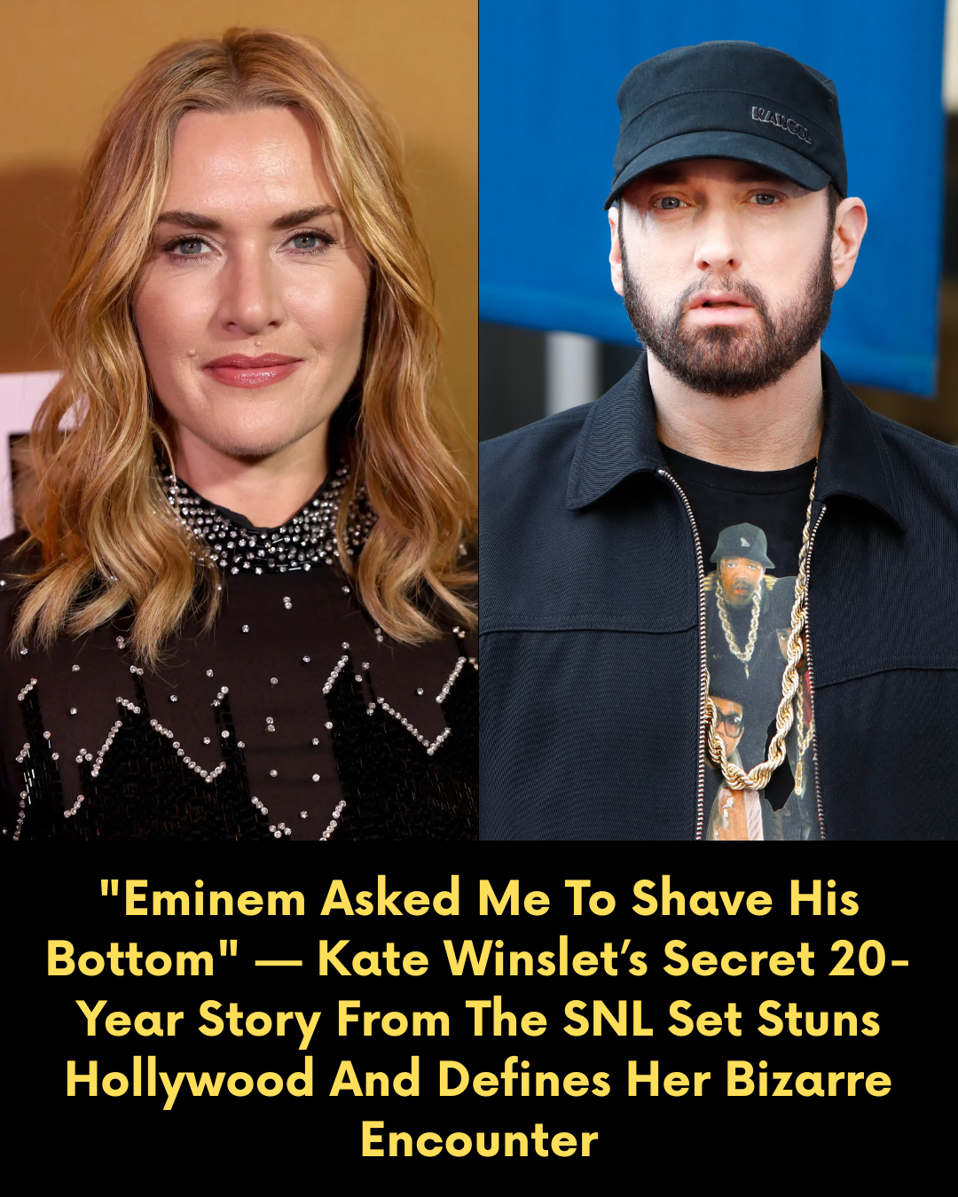 “Eminem Asked Me To Shave His Bottom” — Kate Winslet’s Secret 20-Year Story From The SNL Set Stuns Hollywood And Defines Her Bizarre Encounter