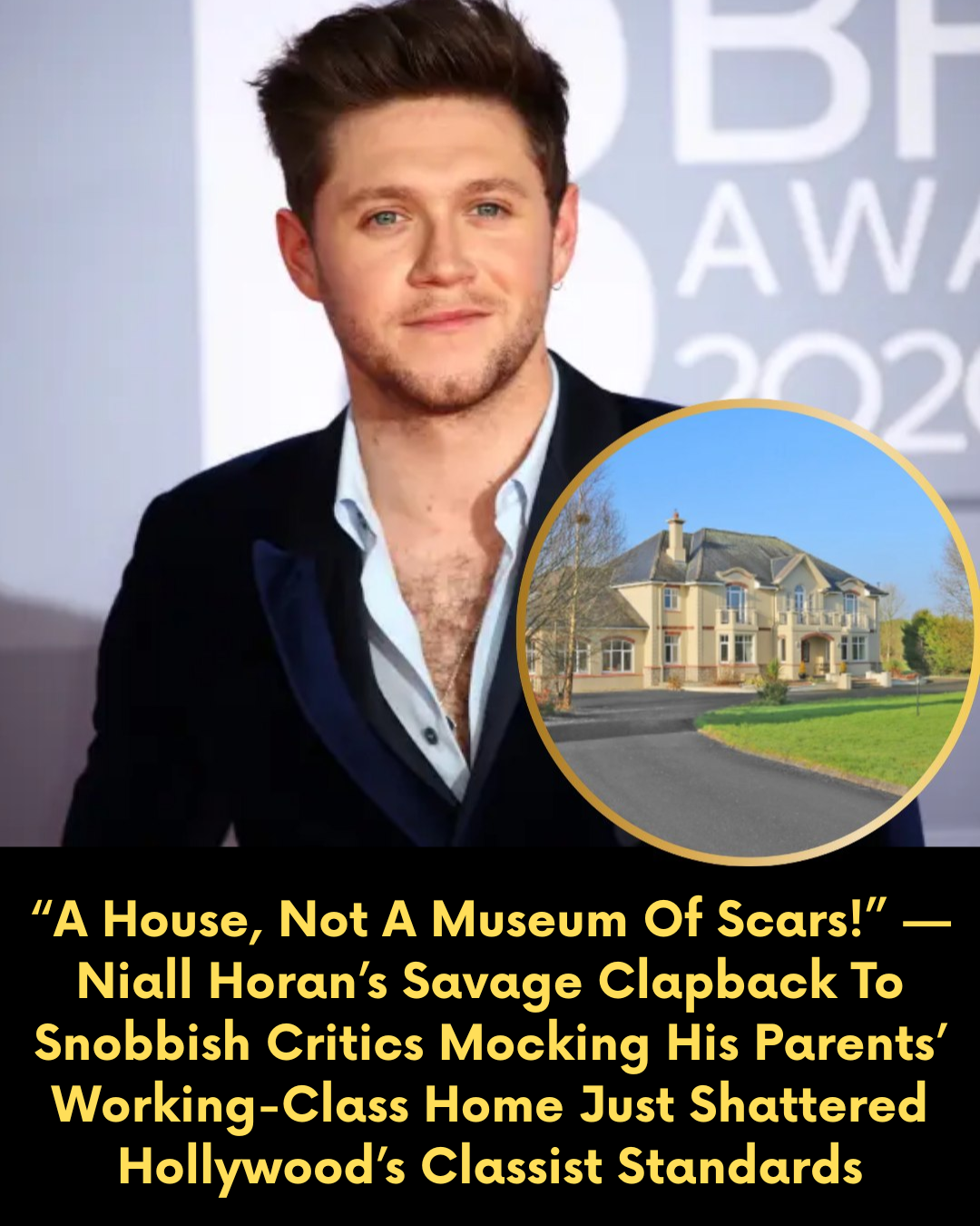 “A House, Not A Museum Of Scars!” — Niall Horan’s Savage Clapback To Snobbish Critics Mocking His Parents’ Working-Class Home Just Shattered Hollywood’s Classist Standards