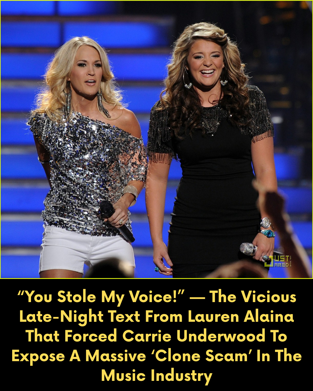 “You Stole My Voice!” — The Vicious Late-Night Text From Lauren Alaina That Forced Carrie Underwood To Expose A Massive ‘Clone Scam’ In The Music Industry
