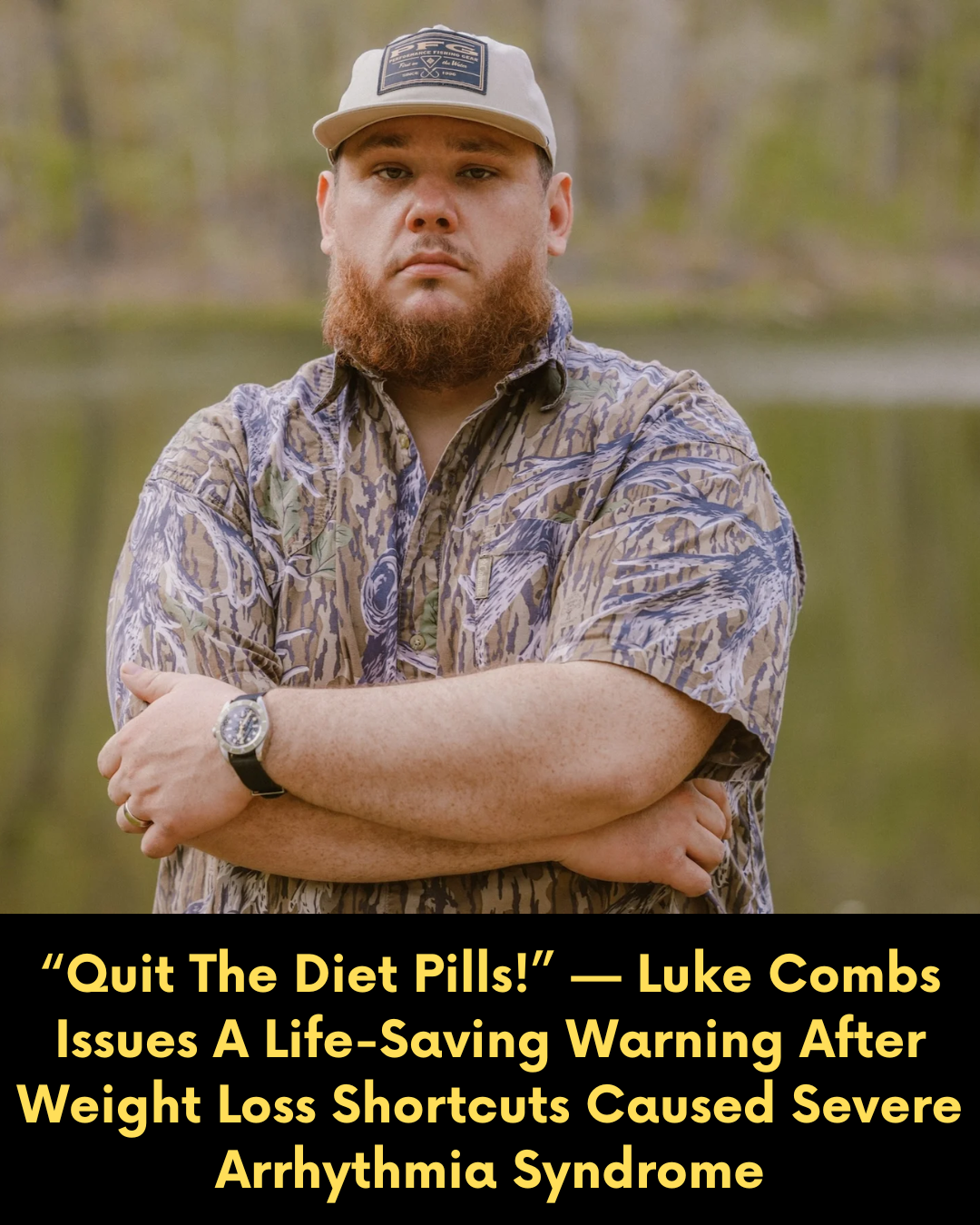 “Quit The Diet Pills!” — Luke Combs Issues A Life-Saving Warning After Weight Loss Shortcuts Caused Severe Arrhythmia Syndrome