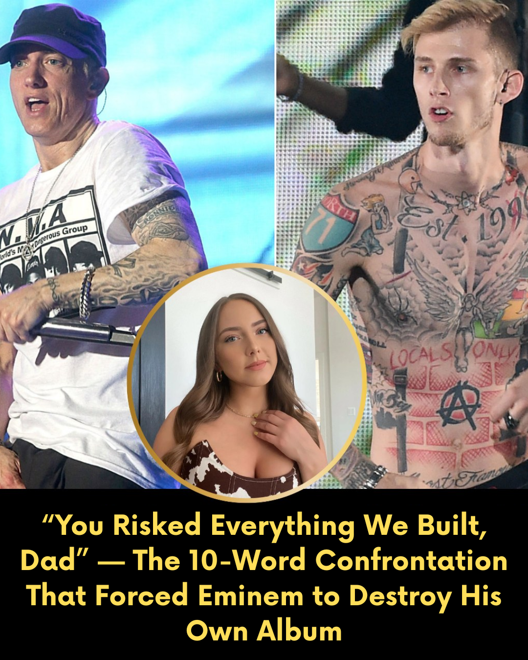 “You Risked Everything We Built, Dad” — The 10-Word Confrontation That Forced Eminem to Destroy His Own Album