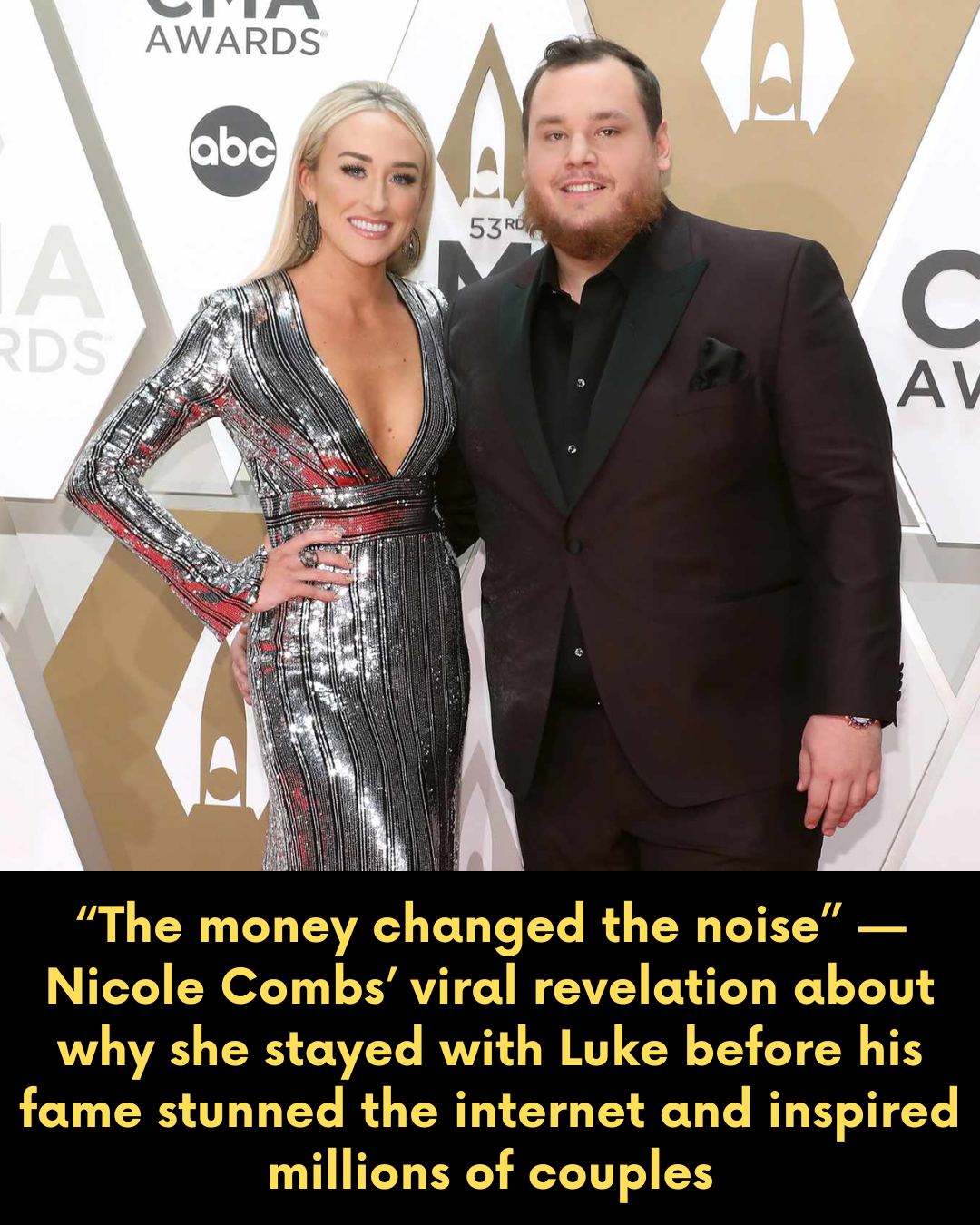 “The money changed the noise” — Nicole Combs’ viral revelation about why she stayed with Luke before his fame stunned the internet and inspired millions of couples