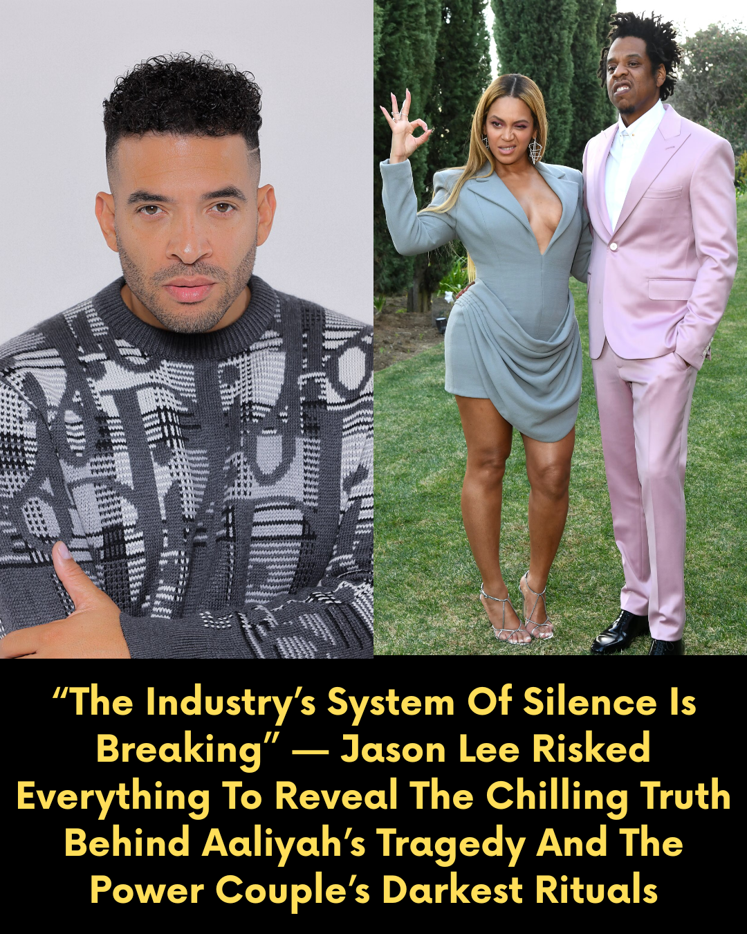 “The Industry’s System Of Silence Is Breaking” — Jason Lee Risked Everything To Reveal The Chilling Truth Behind Aaliyah’s Tragedy And The Power Couple’s Darkest Rituals