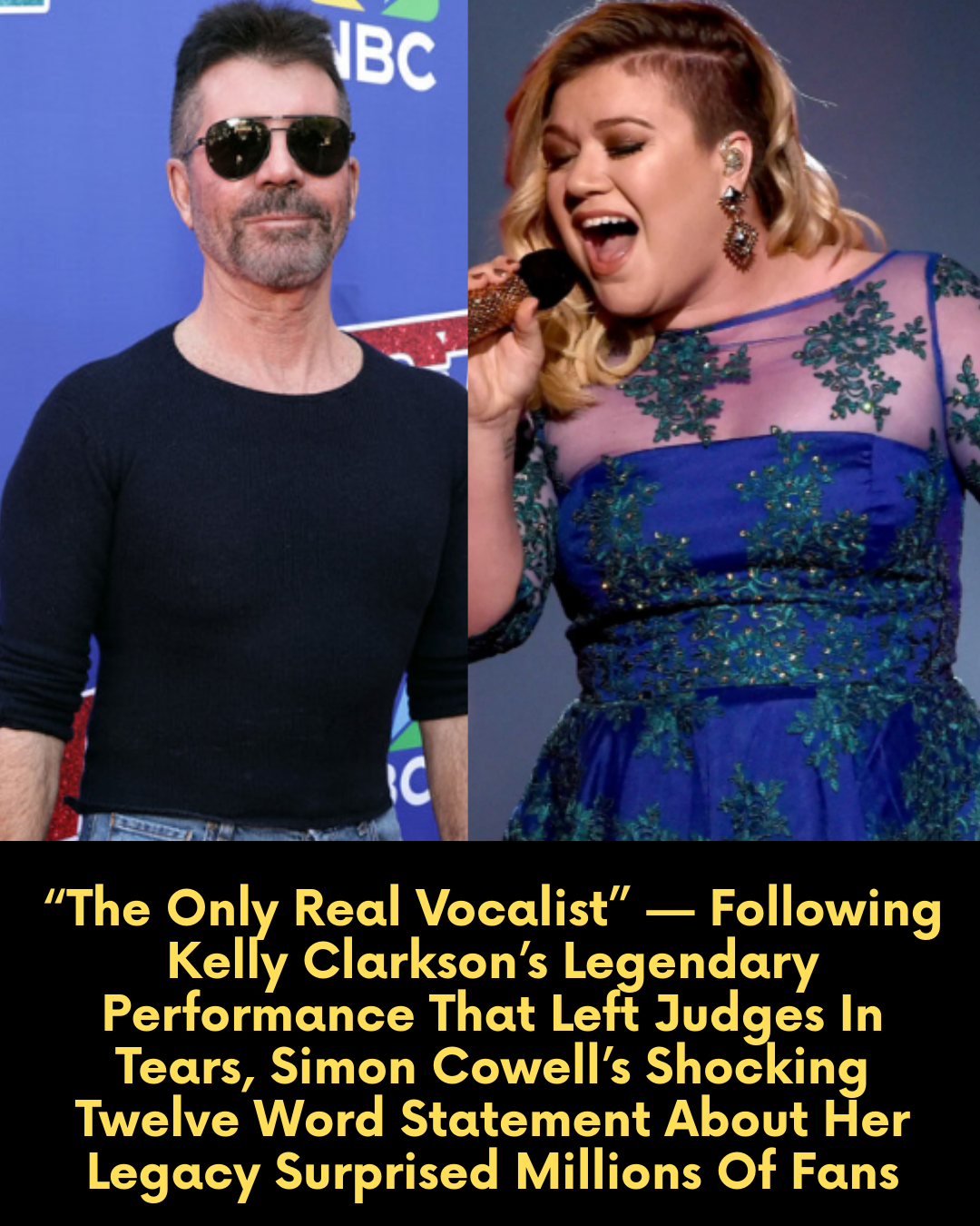 “The Only Real Vocalist” — Following Kelly Clarkson’s Legendary Performance That Left Judges In Tears, Simon Cowell’s Shocking Twelve Word Statement About Her Legacy Surprised Millions Of Fans