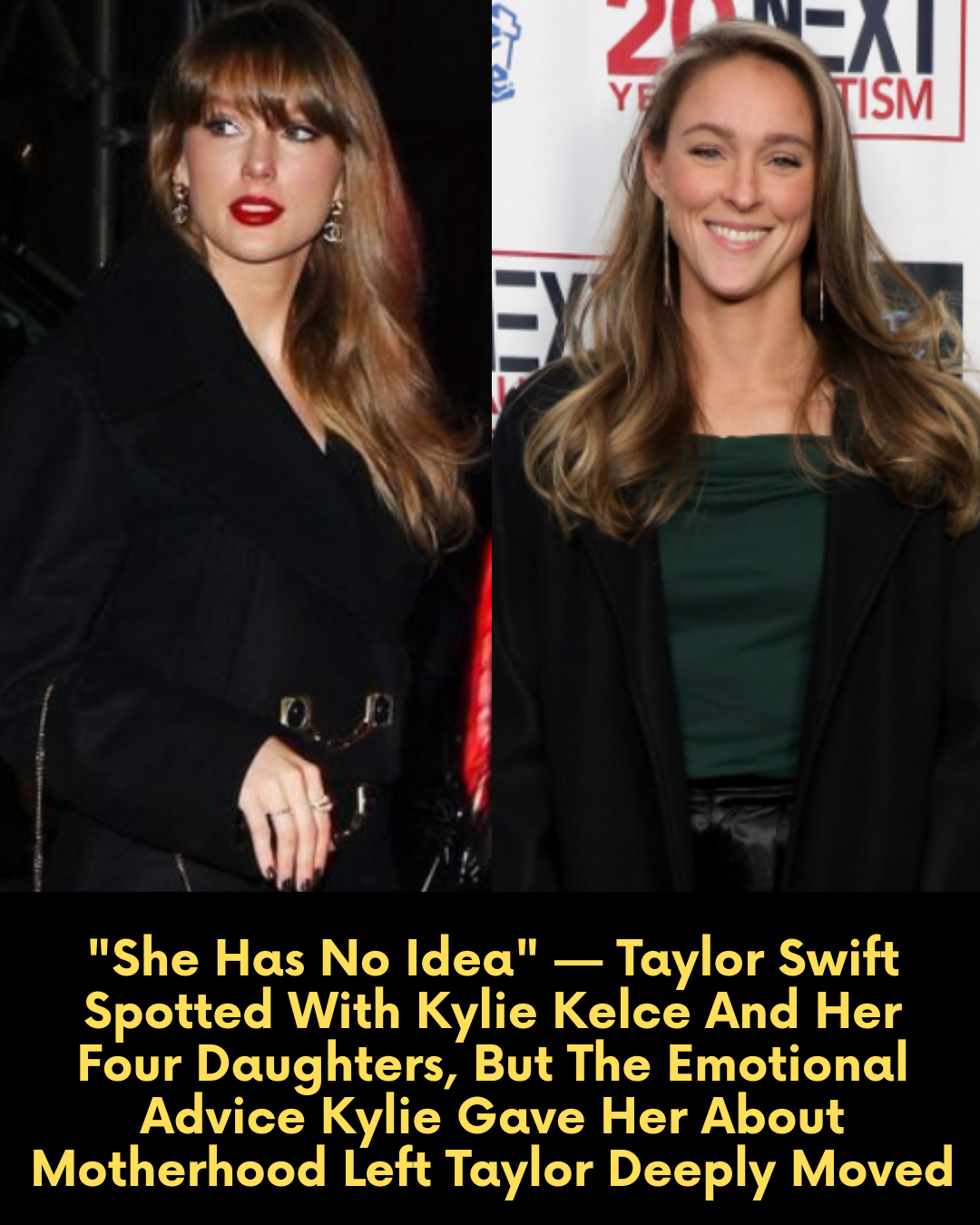 “She Has No Idea” — Taylor Swift Spotted With Kylie Kelce And Her Four Daughters, But The Emotional Advice Kylie Gave Her About Motherhood Left Taylor Deeply Moved