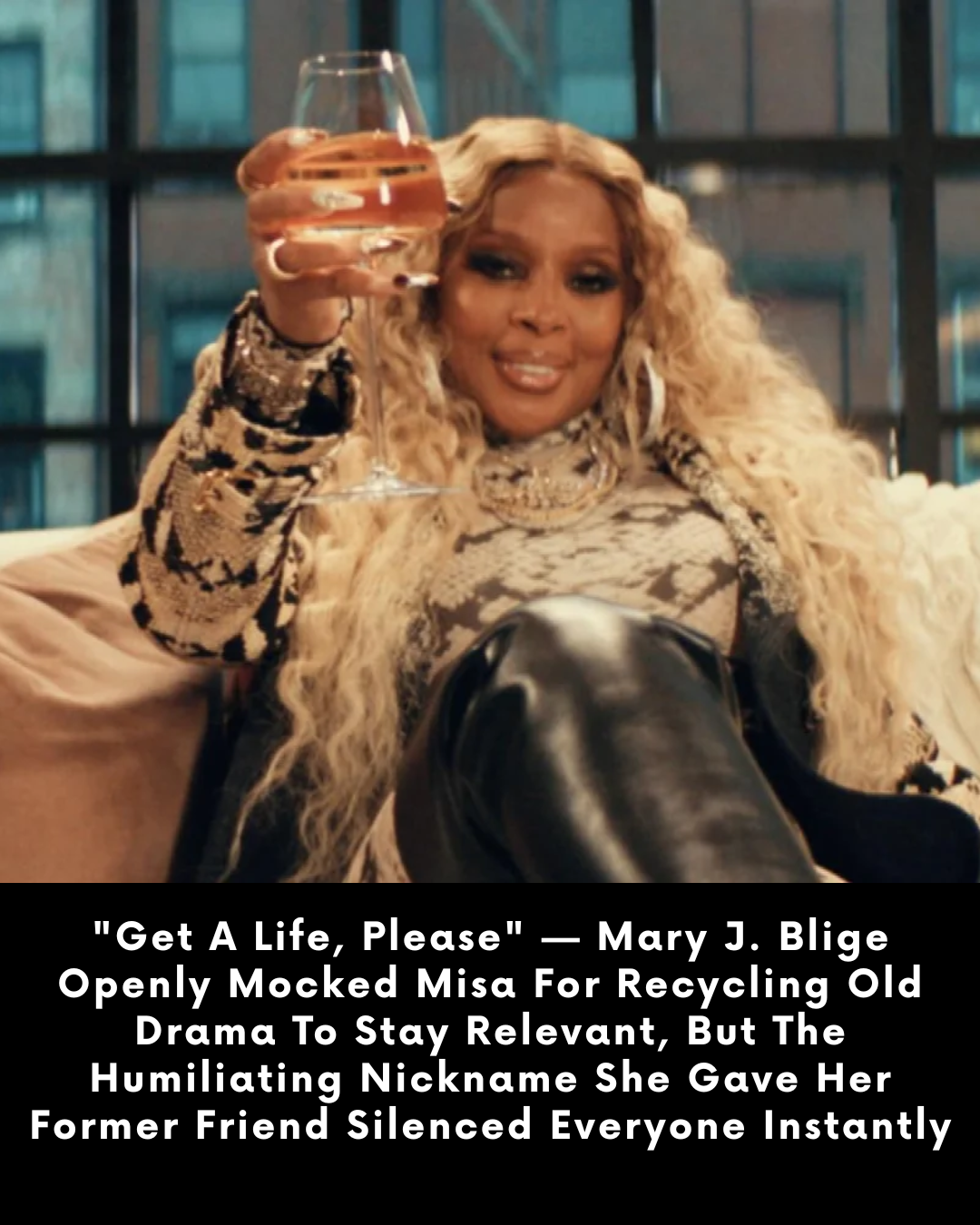 “Get A Life, Please” — Mary J. Blige Openly Mocked Misa For Recycling Old Drama To Stay Relevant, But The Humiliating Nickname She Gave Her Former Friend Silenced Everyone Instantly