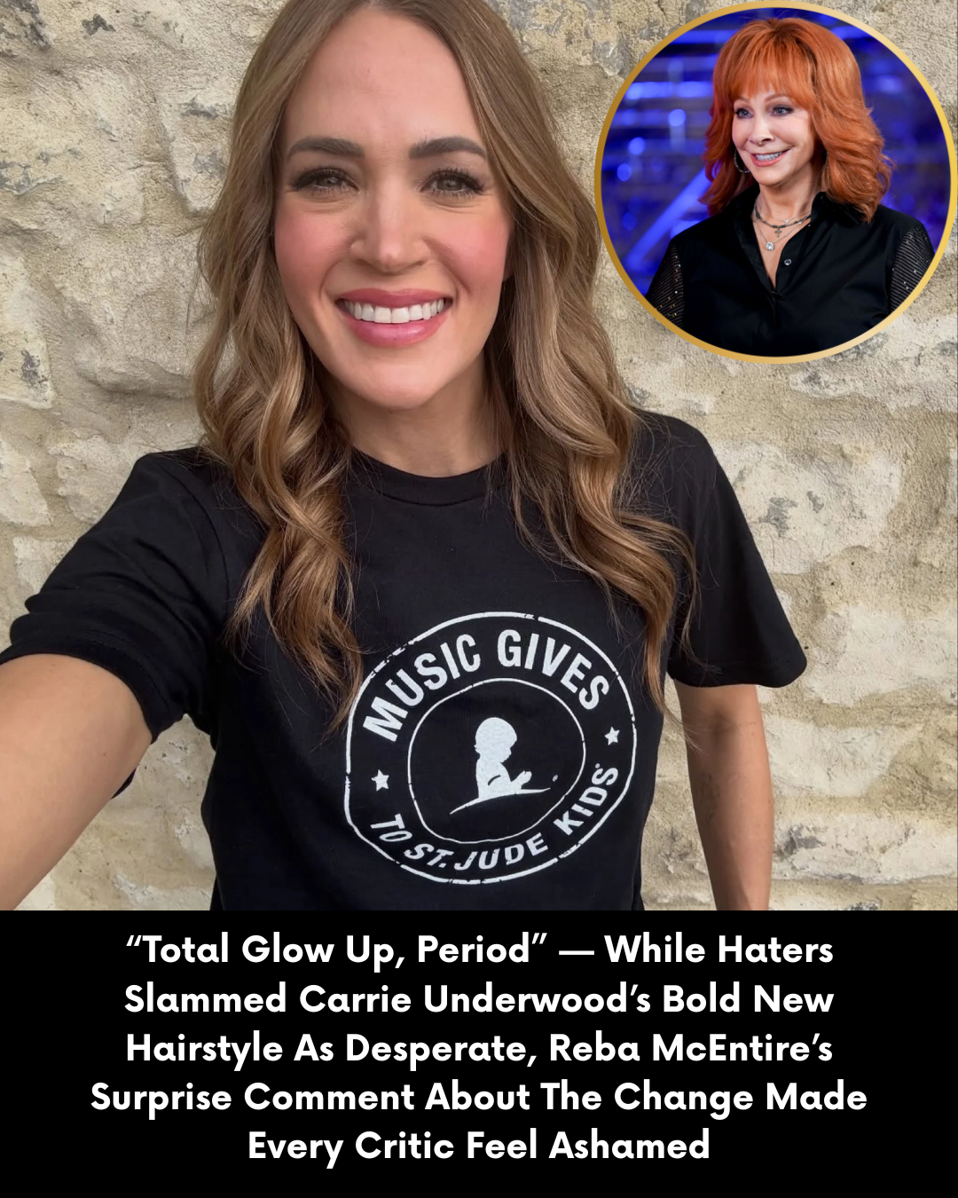“Total Glow Up, Period” — While Haters Slammed Carrie Underwood’s Bold New Hairstyle As Desperate, Reba McEntire’s Surprise Comment About The Change Made Every Critic Feel Ashamed