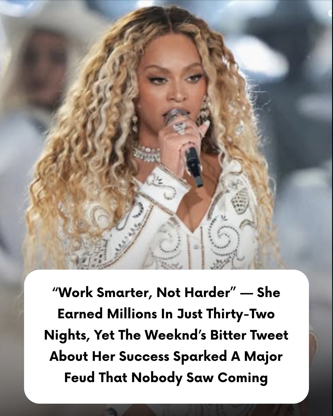 “Work Smarter, Not Harder” — She Earned Millions In Just Thirty-Two Nights, Yet The Weeknd’s Bitter Tweet About Her Success Sparked A Major Feud That Nobody Saw Coming