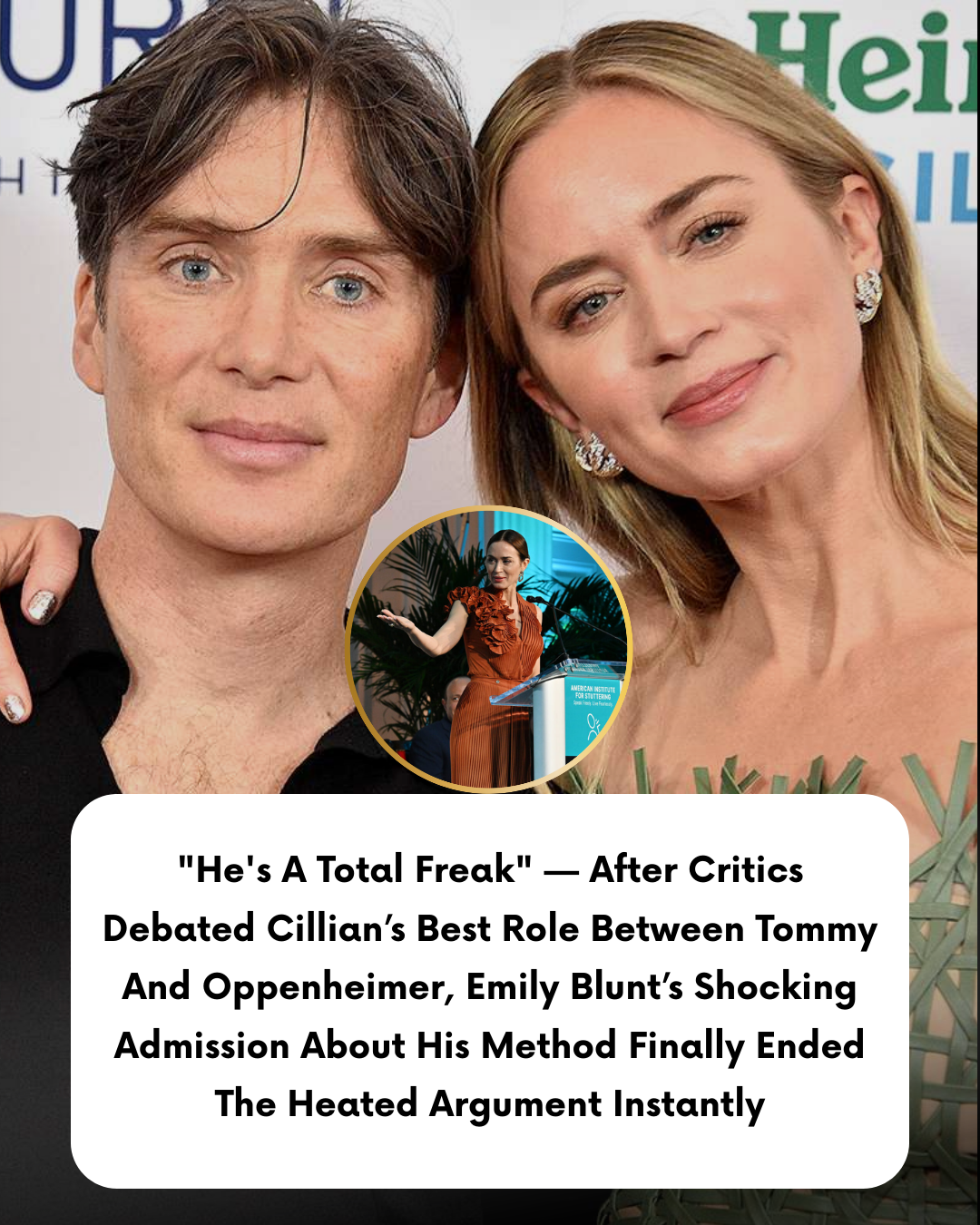 “He’s A Total Freak” — After Critics Debated Cillian’s Best Role Between Tommy And Oppenheimer, Emily Blunt’s Shocking Admission About His Method Finally Ended The Heated Argument Instantly