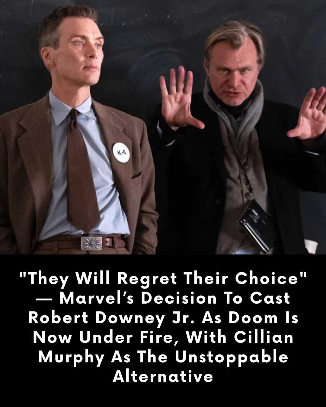 “They Will Regret Their Choice” — Marvel’s Decision To Cast Robert Downey Jr. As Doom Is Now Under Fire, With Cillian Murphy As The Unstoppable Alternative